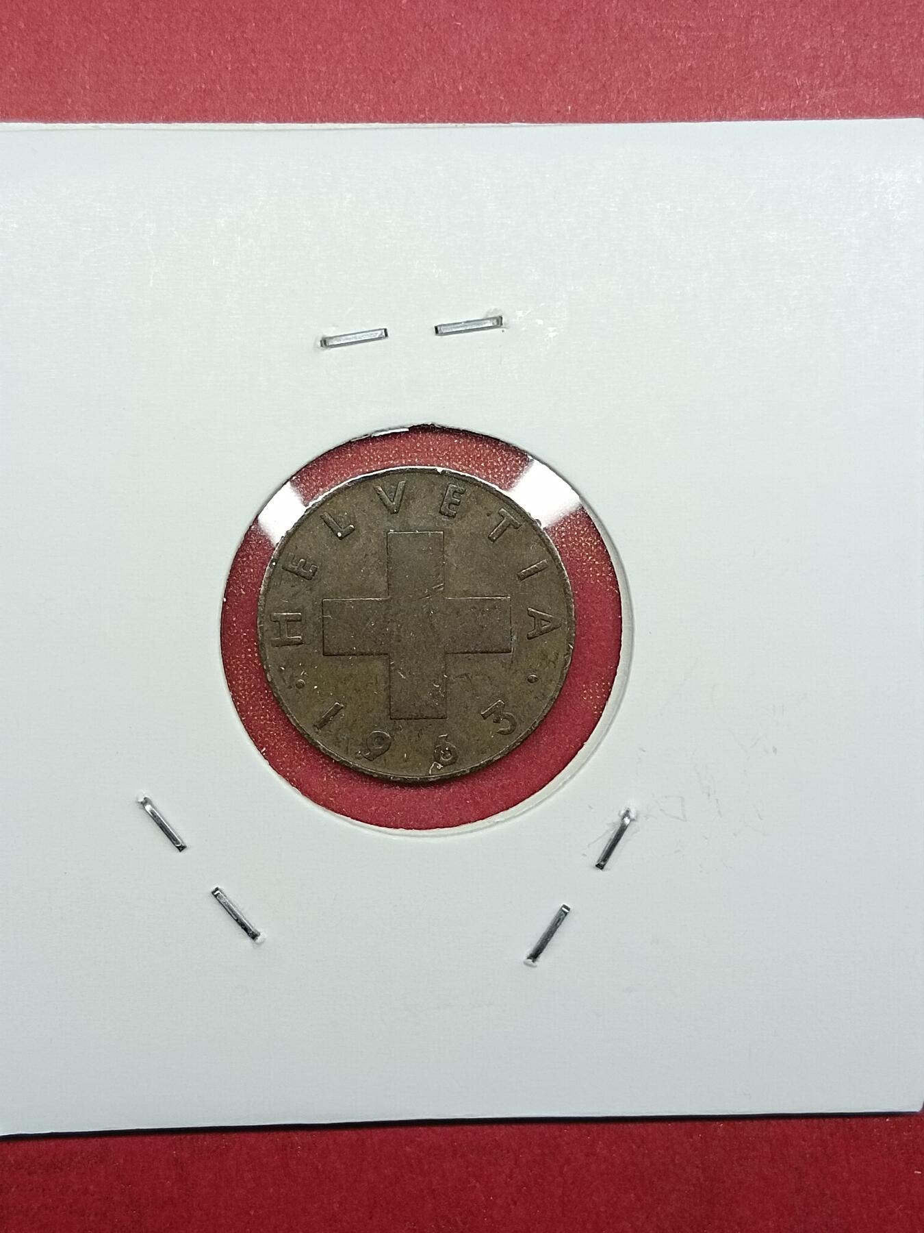 吉祥压岁钱外国硬币第35场 瑞士硬币1963