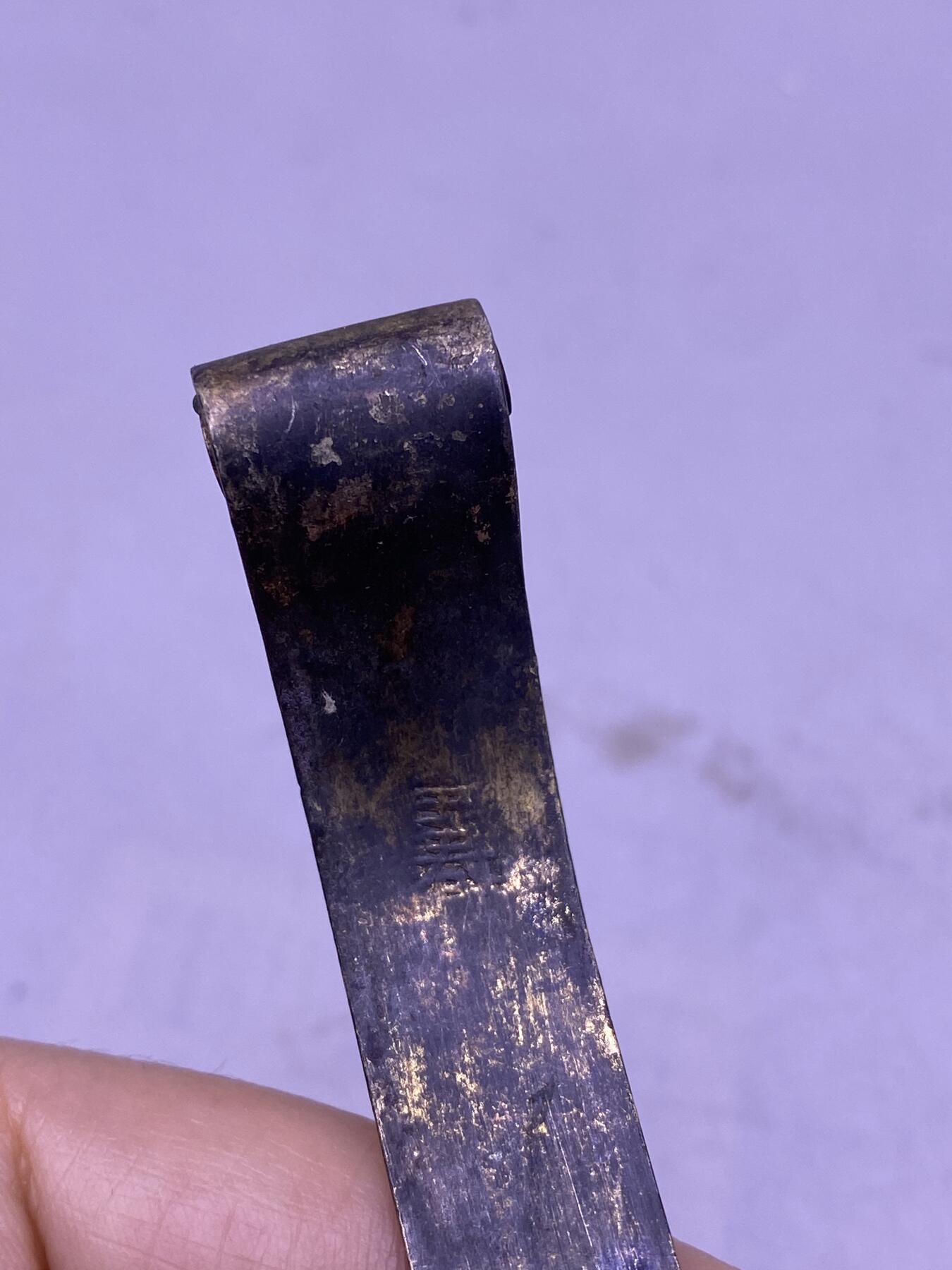 老银鎏金福寿花卉簪子，尺寸12.6厘米，有款，品相如图，500包快递