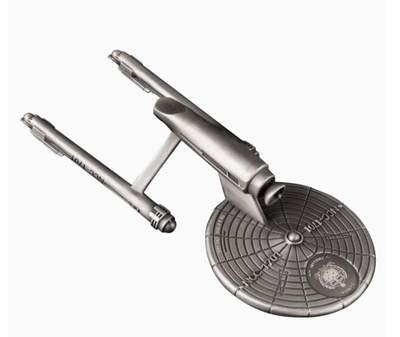 【海宁潮现货】萨摩亚2024年星际迷航飞船异形3盎司仿古纪念银币 【海宁潮现货】萨摩亚2024年星际迷航飞船异形3盎司仿古纪念银币