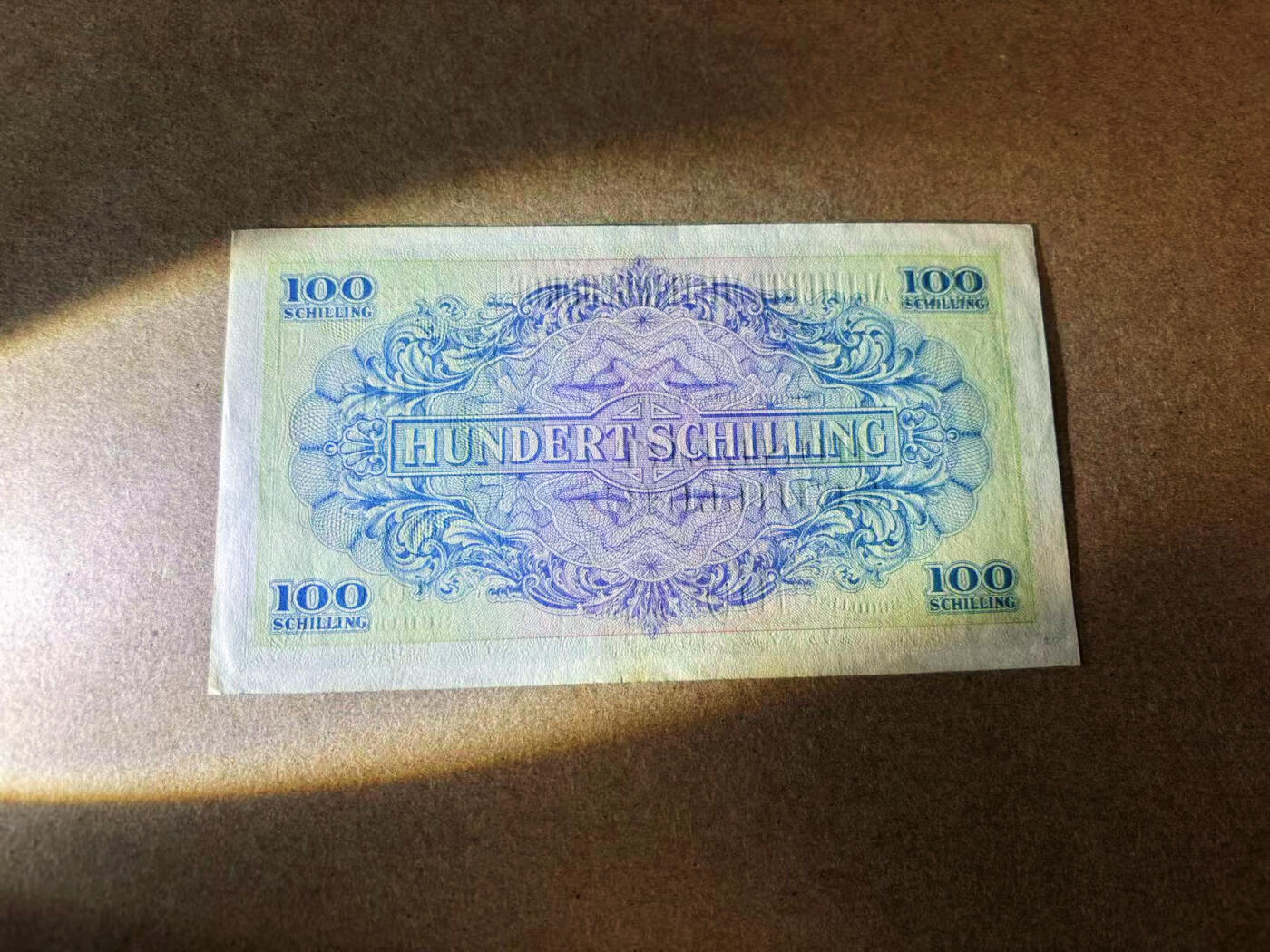 【Blue Auction】✨世界纸币精拍第594期【精】 【无47】奥地利早期 1944年100先令 较少见 AU+品相