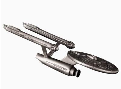 【海宁潮现货】萨摩亚2024年星际迷航飞船异形3盎司仿古纪念银币 【海宁潮现货】萨摩亚2024年星际迷航飞船异形3盎司仿古纪念银币