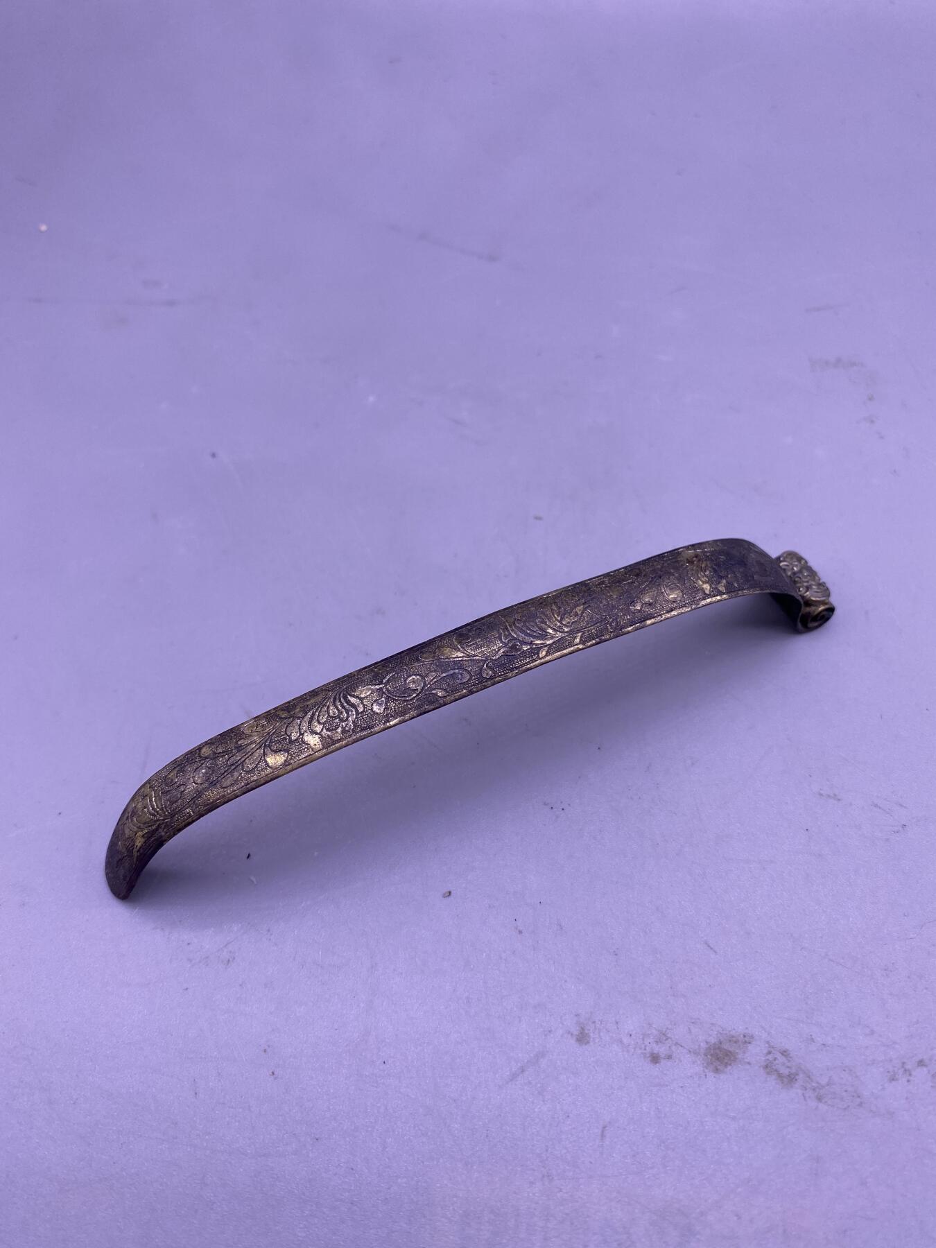 老银鎏金福寿花卉簪子，尺寸12.6厘米，有款，品相如图，500包快递