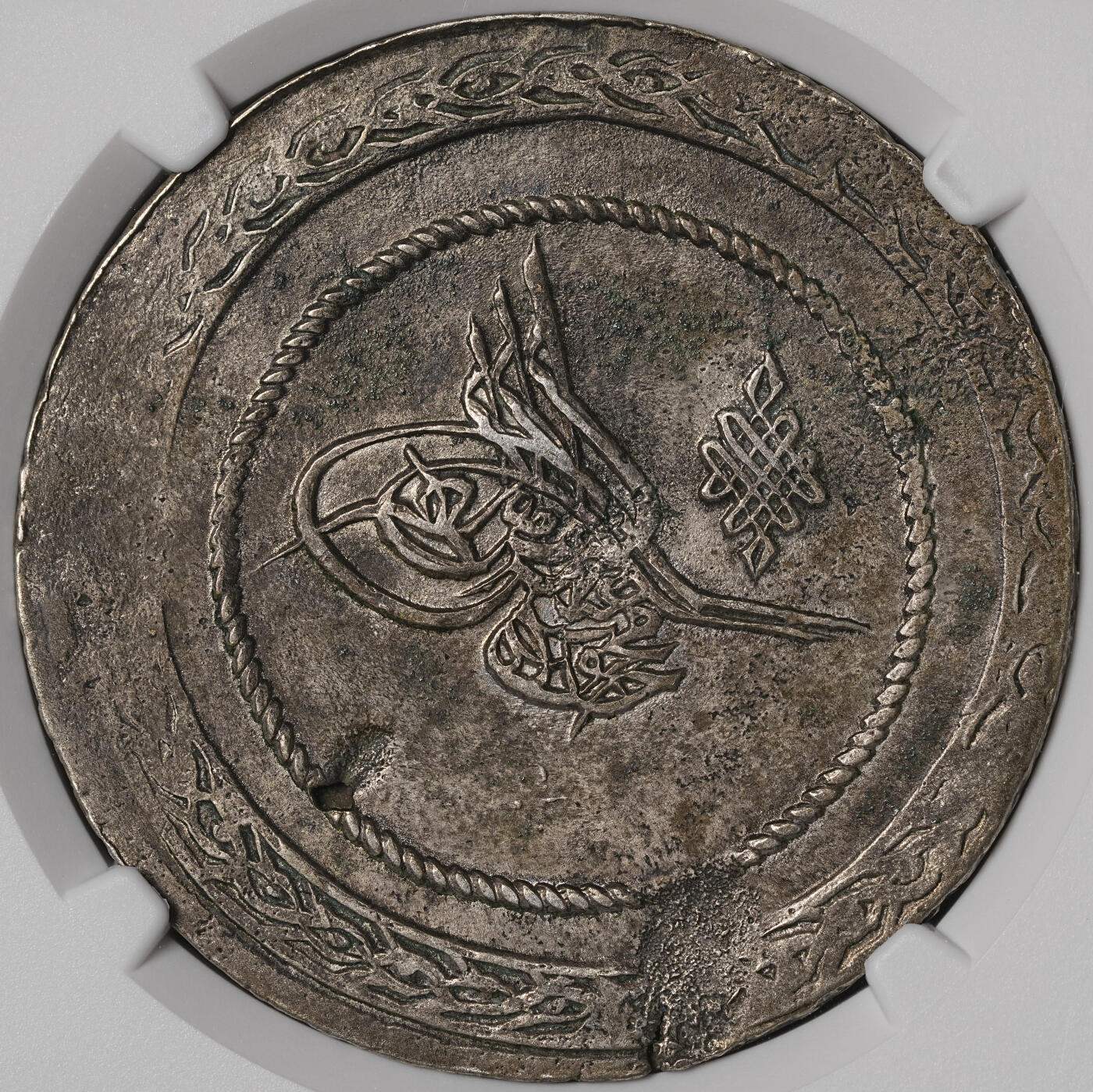 修遠堂世界钱币第五十期 全场包邮 NGC AUD AH1223//5 奥斯曼帝国5 KURUSH大银币