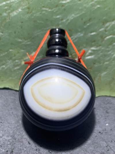 精品亚光双天眼药师玛瑙佛头三通一套 - 精品亚光双天眼药师玛瑙佛头三通一套