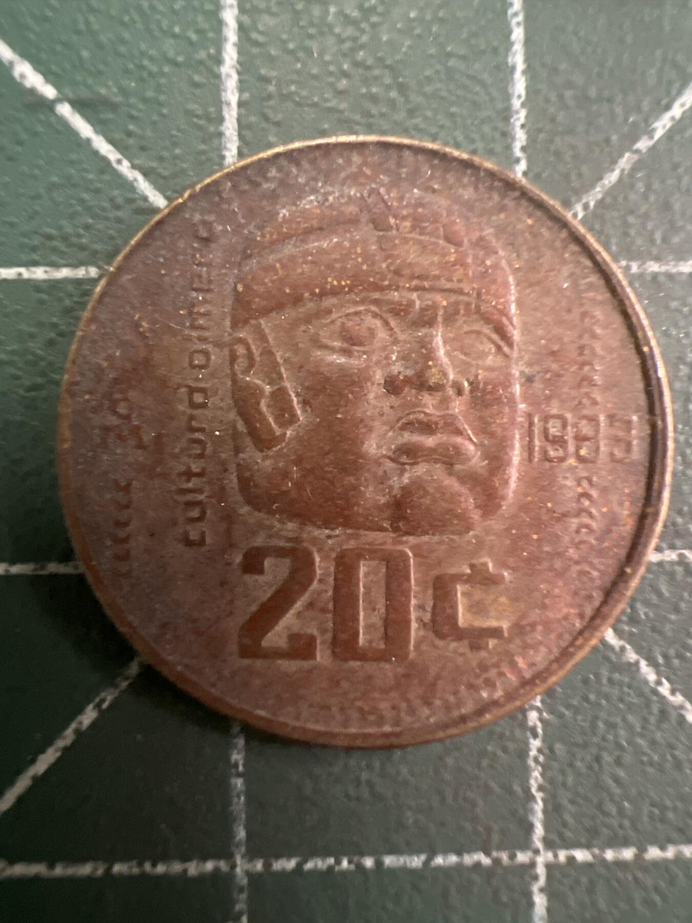 第784期  硬币专场 （无押金，捡漏，全场50包邮，偏远地区除外，接收代拍业务，本店十天发一次货） 墨西哥20C