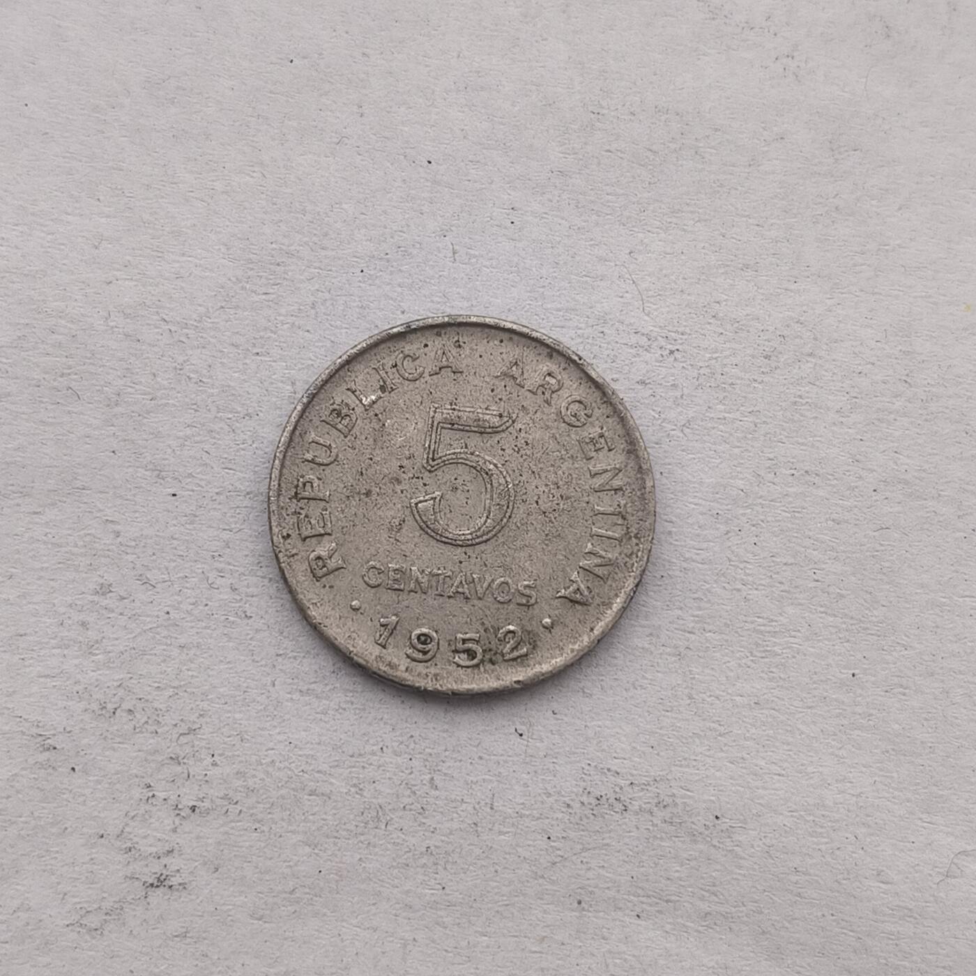 Krab外币市集Vol.3 阿根廷1952年5分