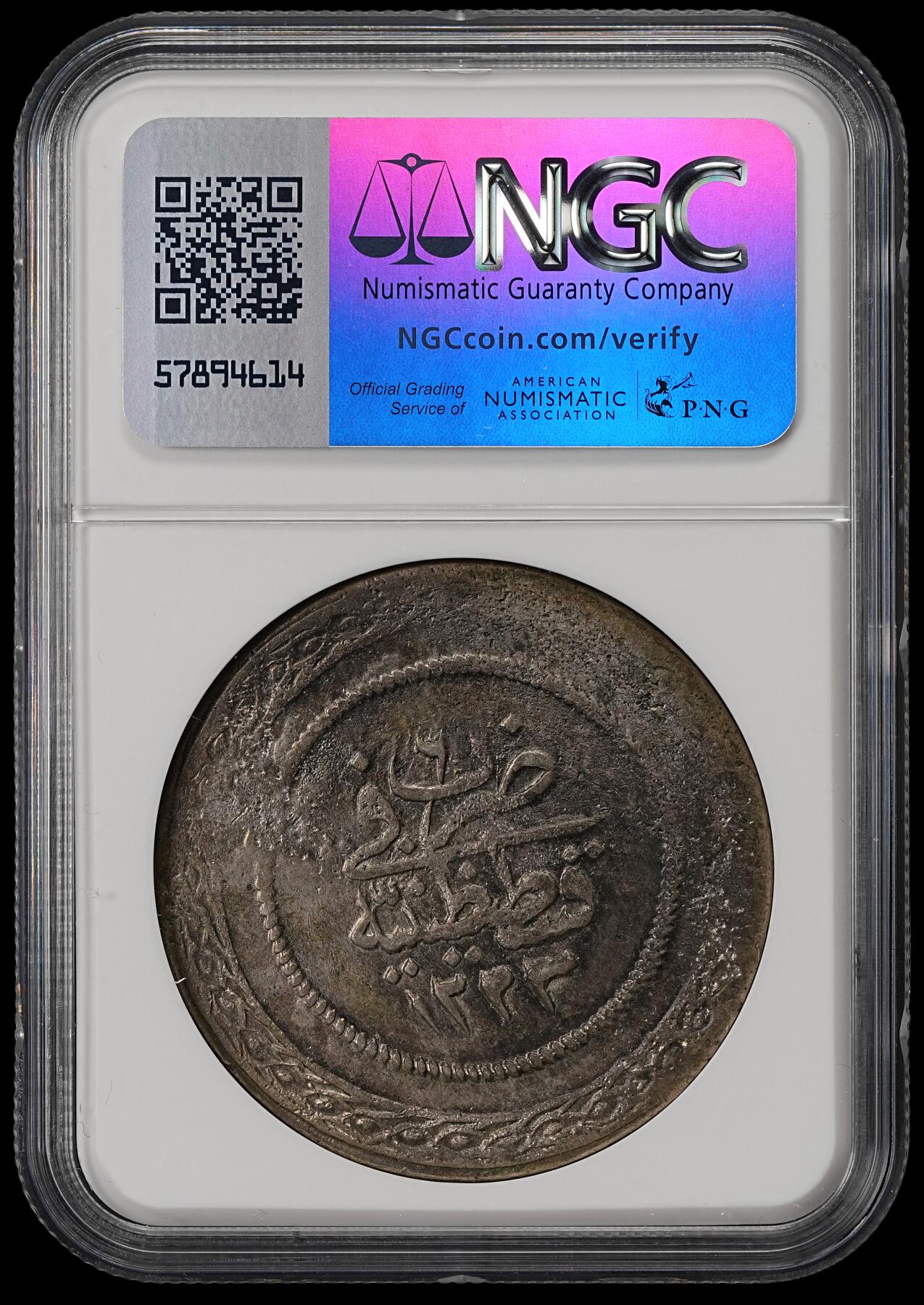 修遠堂世界钱币第五十期 全场包邮 NGC AUD AH1223//6 奥斯曼帝国5 KURUSH大银币