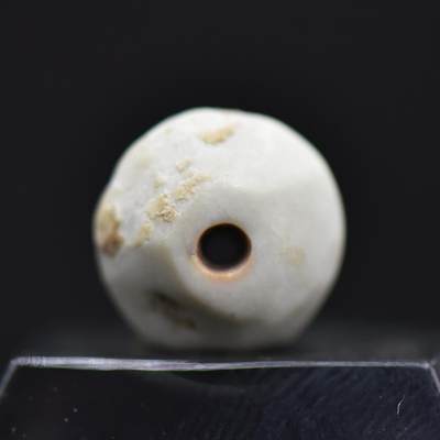 【良泉】2025年开年第一场，1月2日晚19.30点开拍！ - 公元前2600-前1900年【印度河文明】哈拉帕Ⅲ期“法螺”材质，碟形珠，直径12毫米