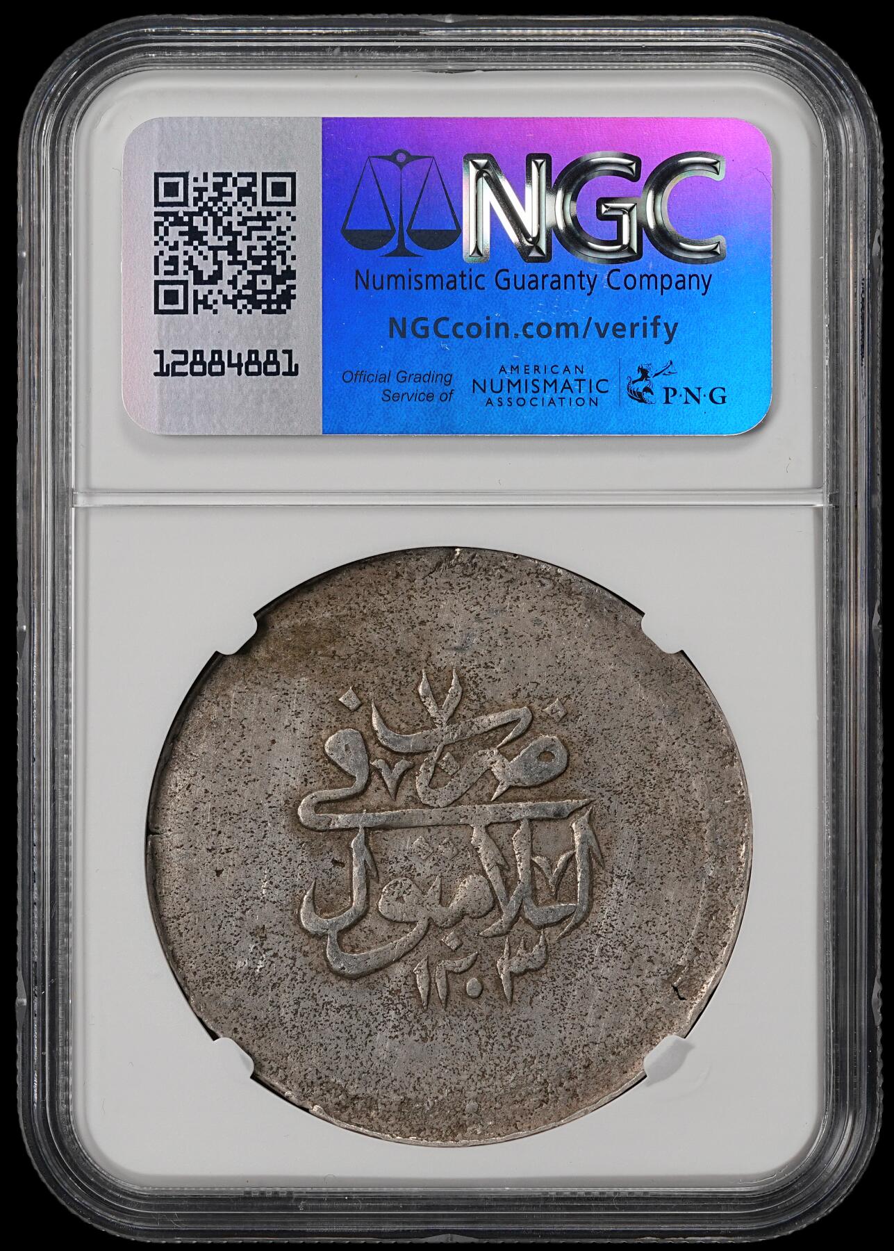 修遠堂世界钱币第五十期 全场包邮 NGC AUD AH1203//7 奥斯曼帝国2 KURUSH大银币