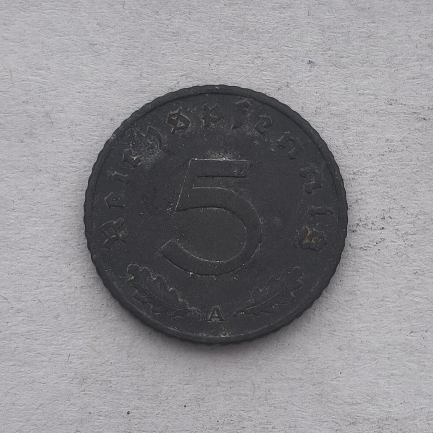 Krab外币市集Vol.3 德国1941年5芬妮