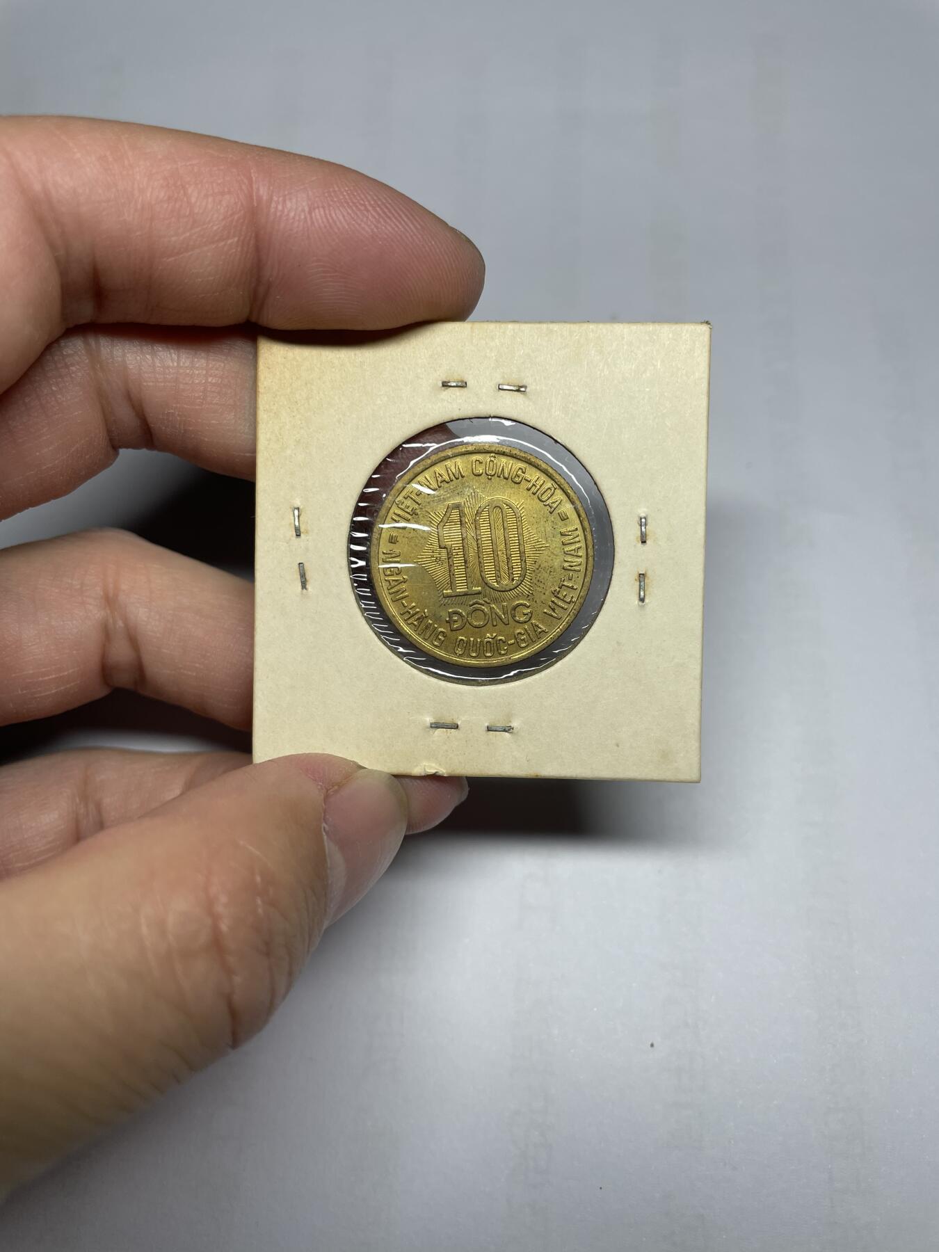 每日一拍，2024年集古藏今外币拍卖第十九期-第2场—（总第182拍），可以寄存60天，满160元包邮。 1974年南越10盾