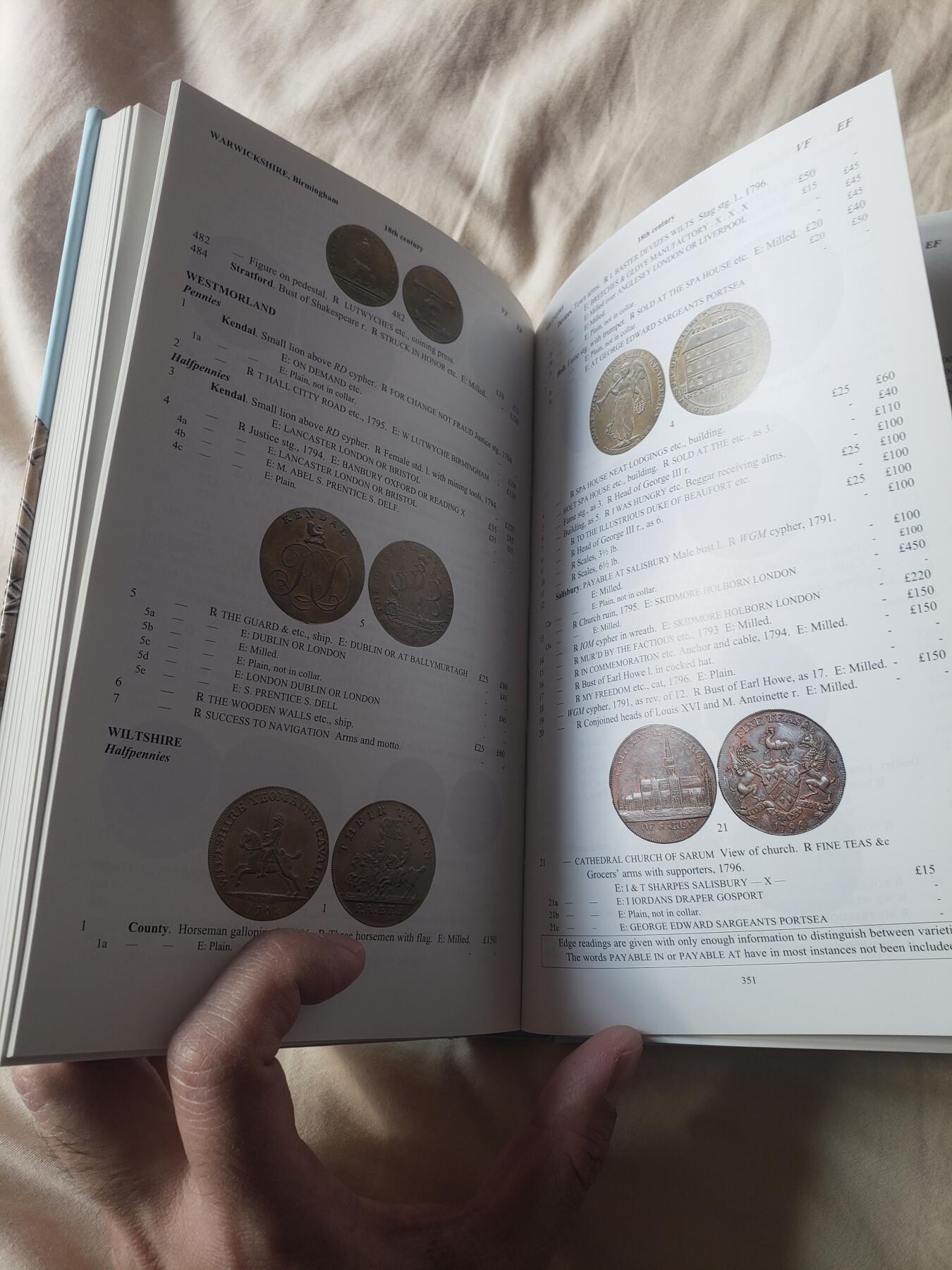 英国代币目录 十七十八十九世纪英国发型的所有精美稀缺代币明细价格 非常稀少 很难买到 
