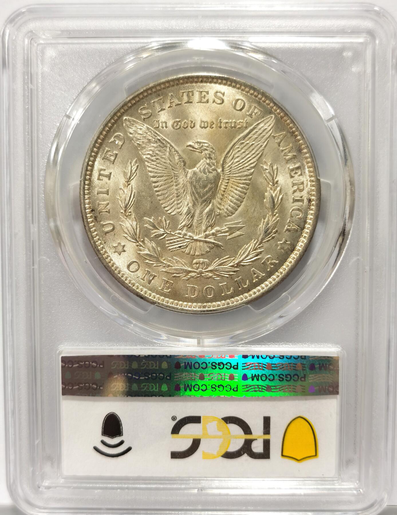 博洋堂世界钱币拍卖第109期（全场包邮） PCGS MS64 美国1921年摩根大银币