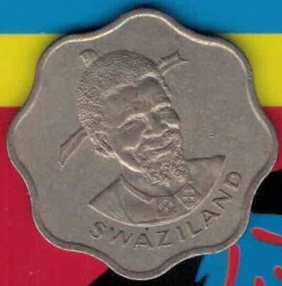 斯威士兰1974年10分 非洲硬币 实物如图 八五品 - 斯威士兰1974年10分 非洲硬币 实物如图 八五品