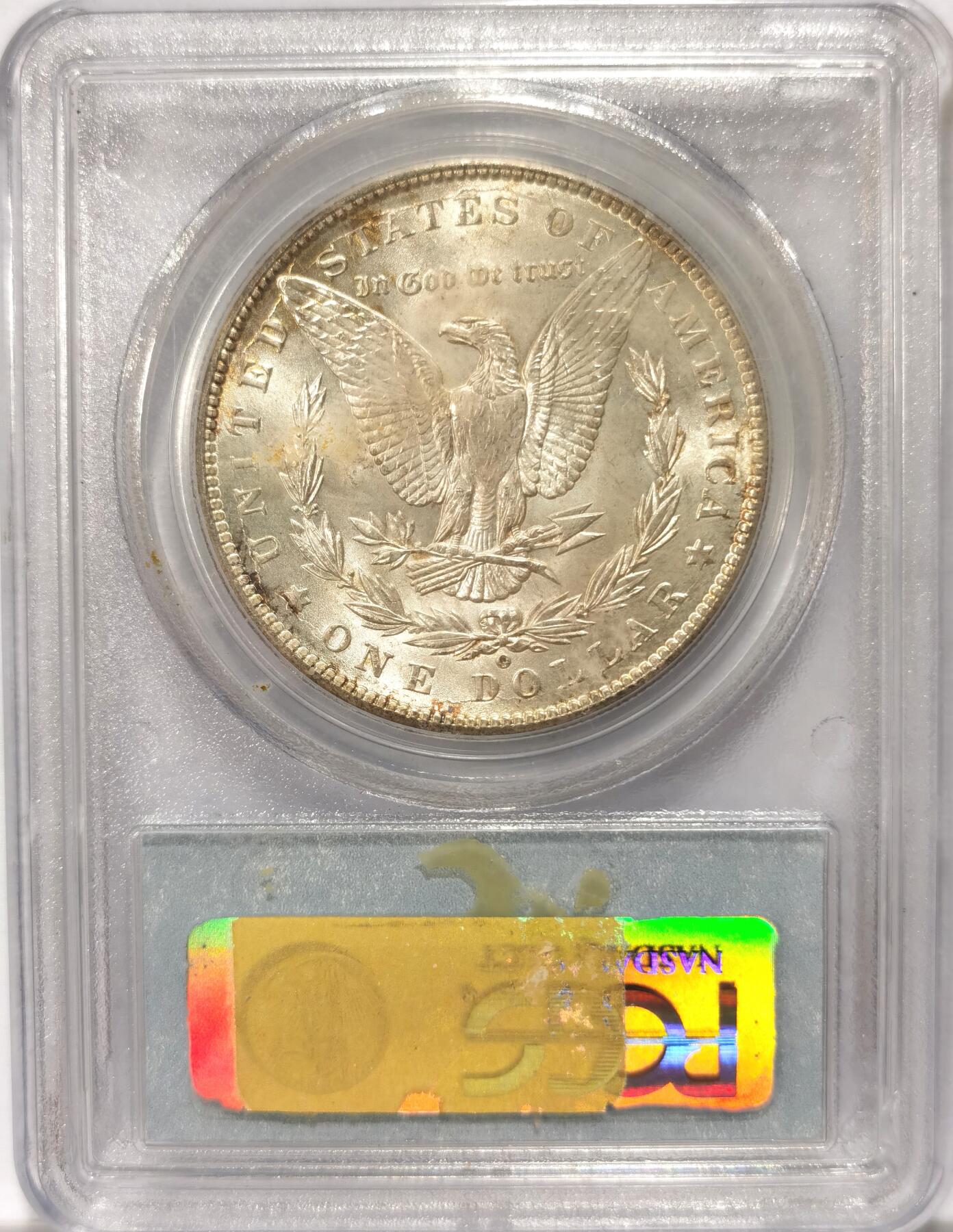 博洋堂世界钱币拍卖第103期（全场包邮） PCGS MS64 美国1899-O摩根大银币