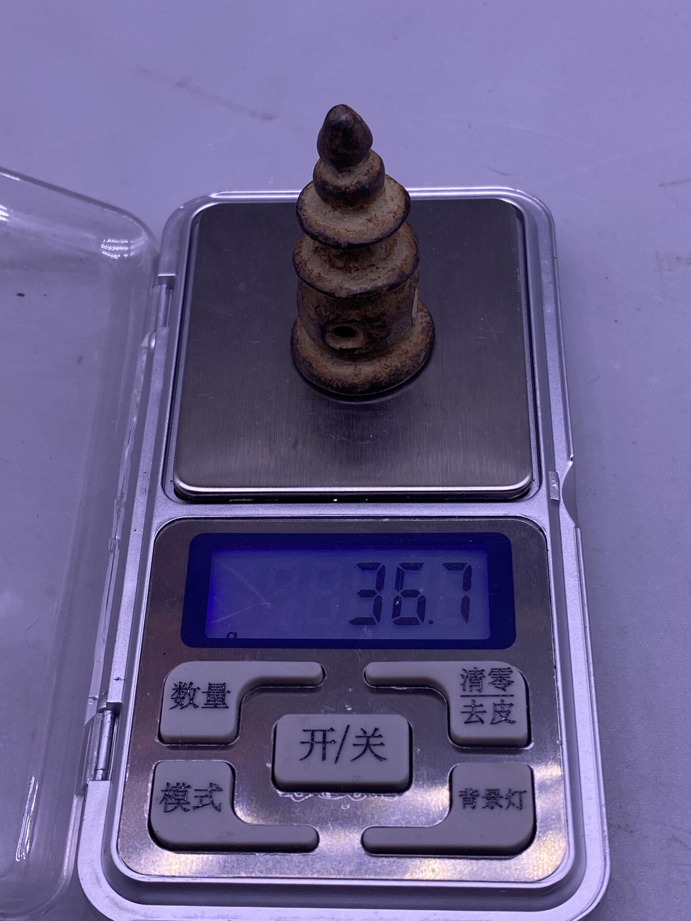 老铜佛塔，尺寸4.3厘米，品相如图，800包快递