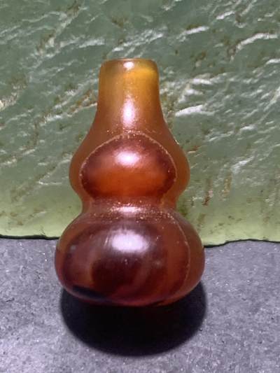 精美高玉化天眼纹缠丝玛瑙葫芦一个， - 精美高玉化天眼纹缠丝玛瑙葫芦一个，