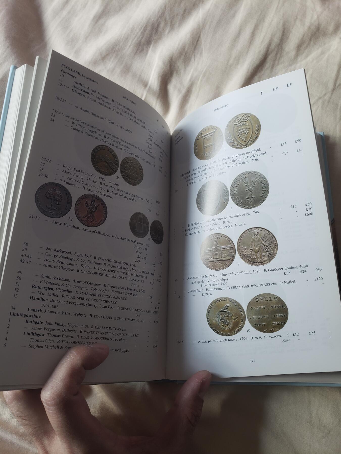 英国代币目录 十七十八十九世纪英国发型的所有精美稀缺代币明细价格 非常稀少 很难买到 