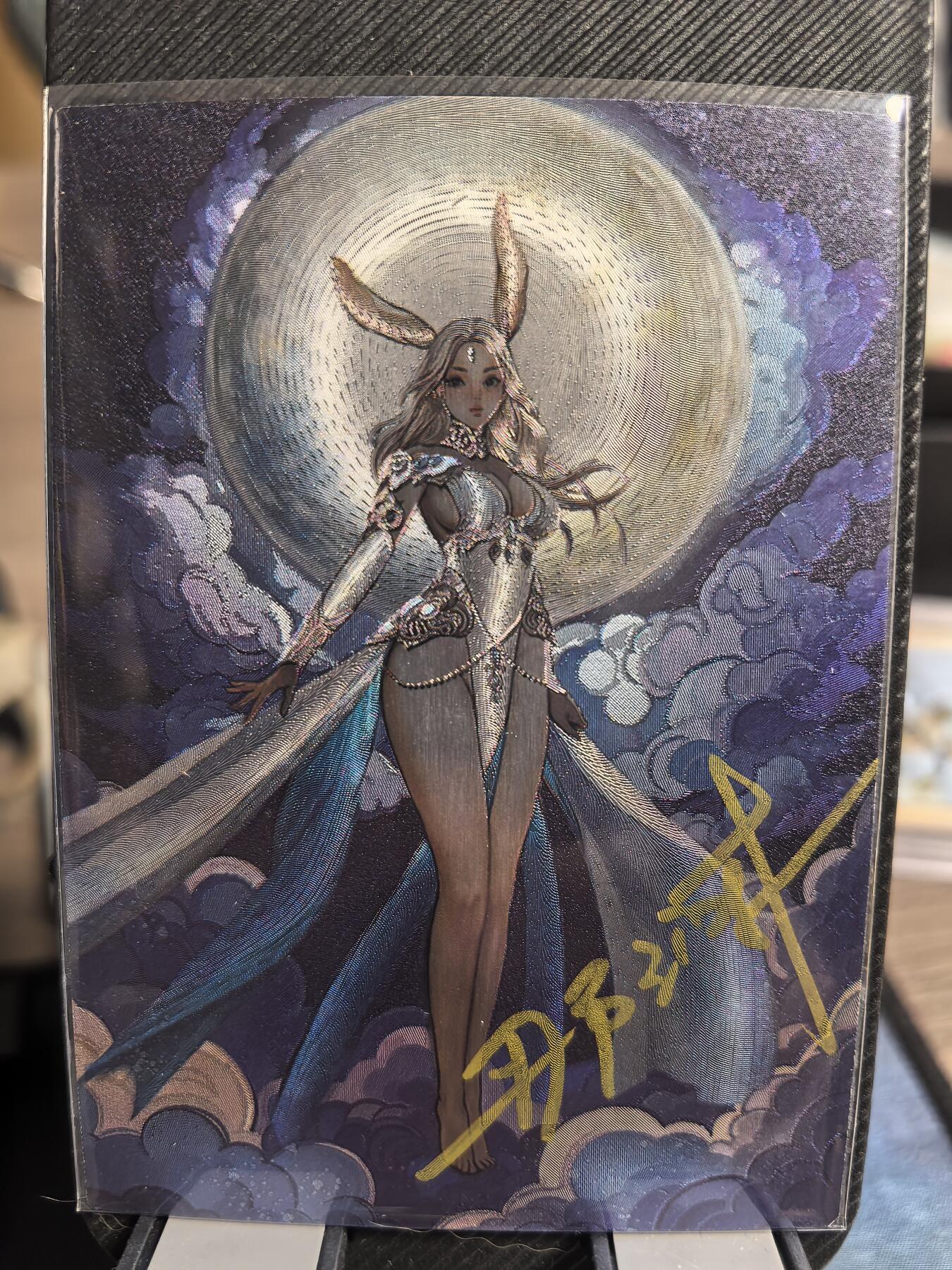 阳大大卡牌超级大甩拍第30期（固定周五晚上八点截拍，持续收拍品，进群福利早知道） 【亲签卡】香山文创 那澜 兔女郎  实物图相当nice