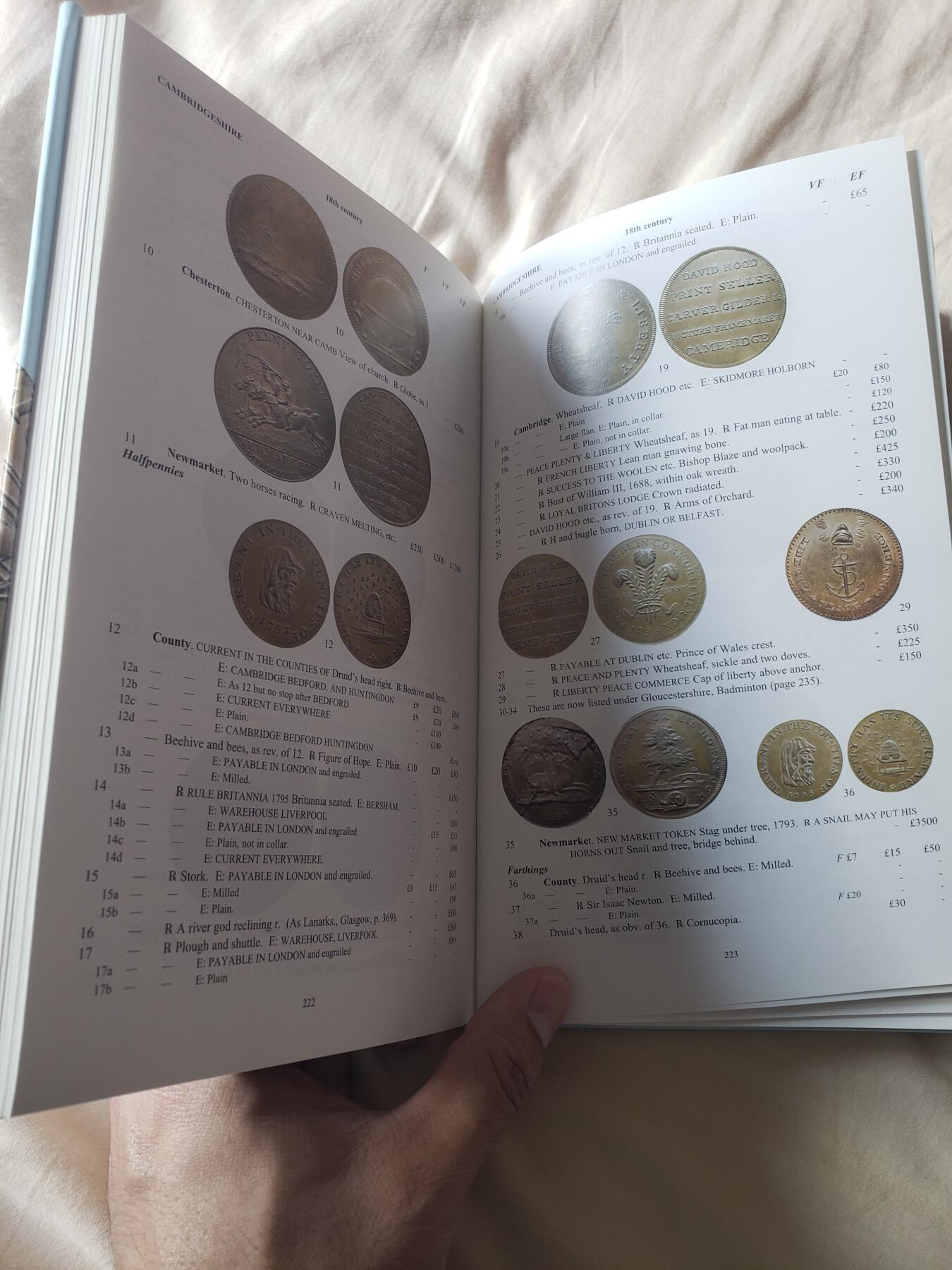 英国代币目录 十七十八十九世纪英国发型的所有精美稀缺代币明细价格 非常稀少 很难买到 