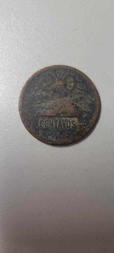 2024第二十三期 墨西哥1946年20分铜币