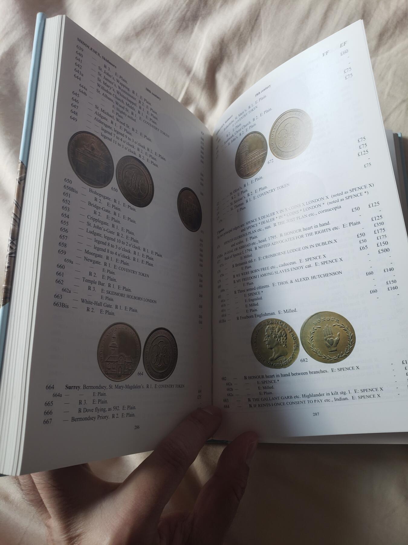 英国代币目录 十七十八十九世纪英国发型的所有精美稀缺代币明细价格 非常稀少 很难买到 