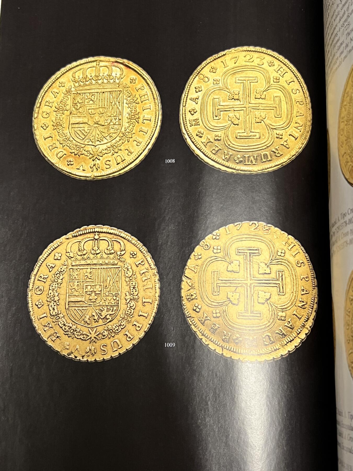 经典的塞加拉集藏拍卖 西班牙8埃斯库多金币 全手写版成交记录 加本人签名