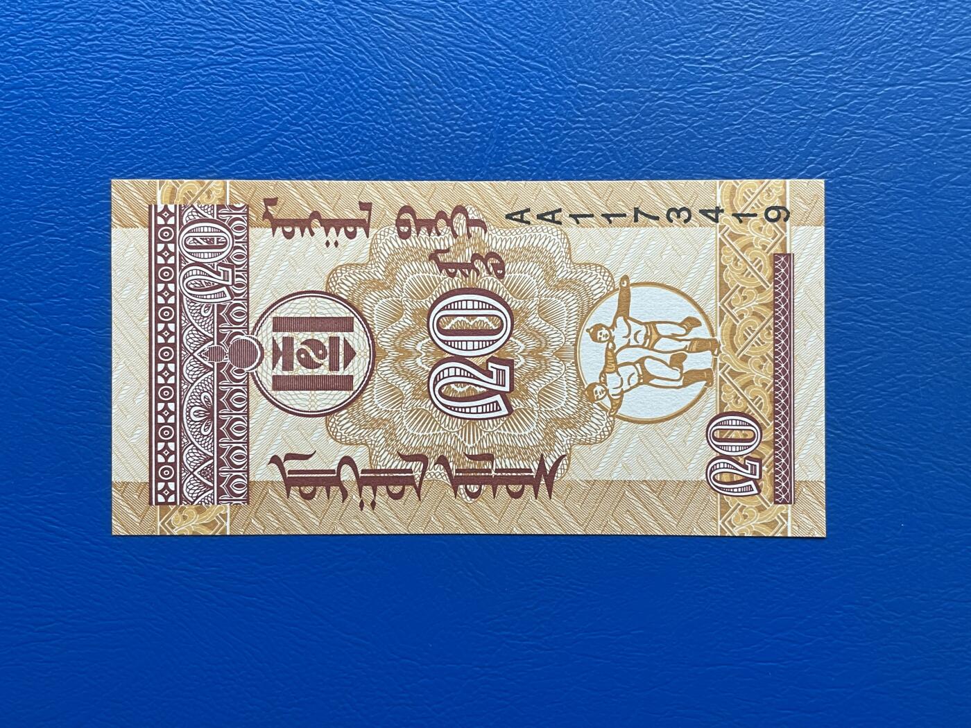 金银花邮币世界各国纸币专场02 无佣金 0起加1 蒙古🇲🇳20