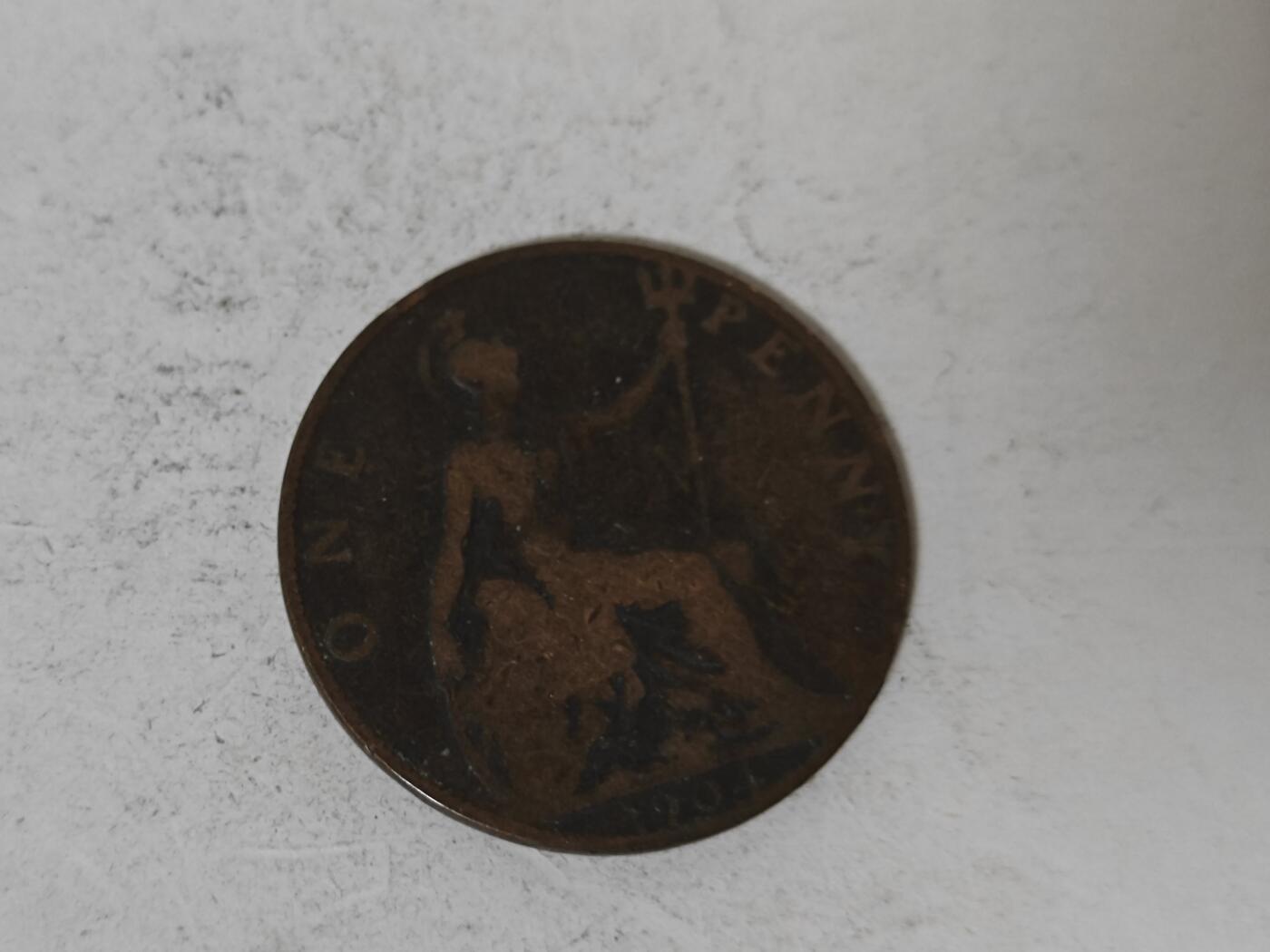 （全店满五十包邮）第14期 小精品、少见散币专场（有佣金） 英国一便士大铜币