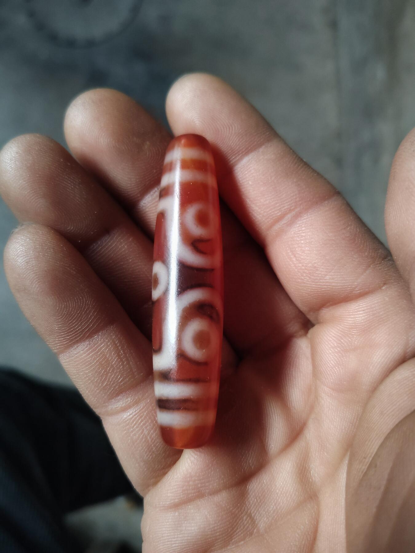天珠专场 红肉六眼天珠