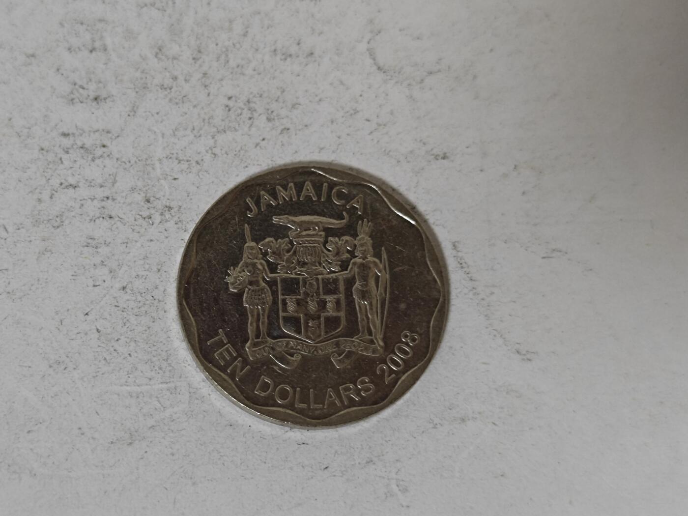 （全店满五十包邮）第14期 小精品、少见散币专场（有佣金） 牙买加10元纪念币
