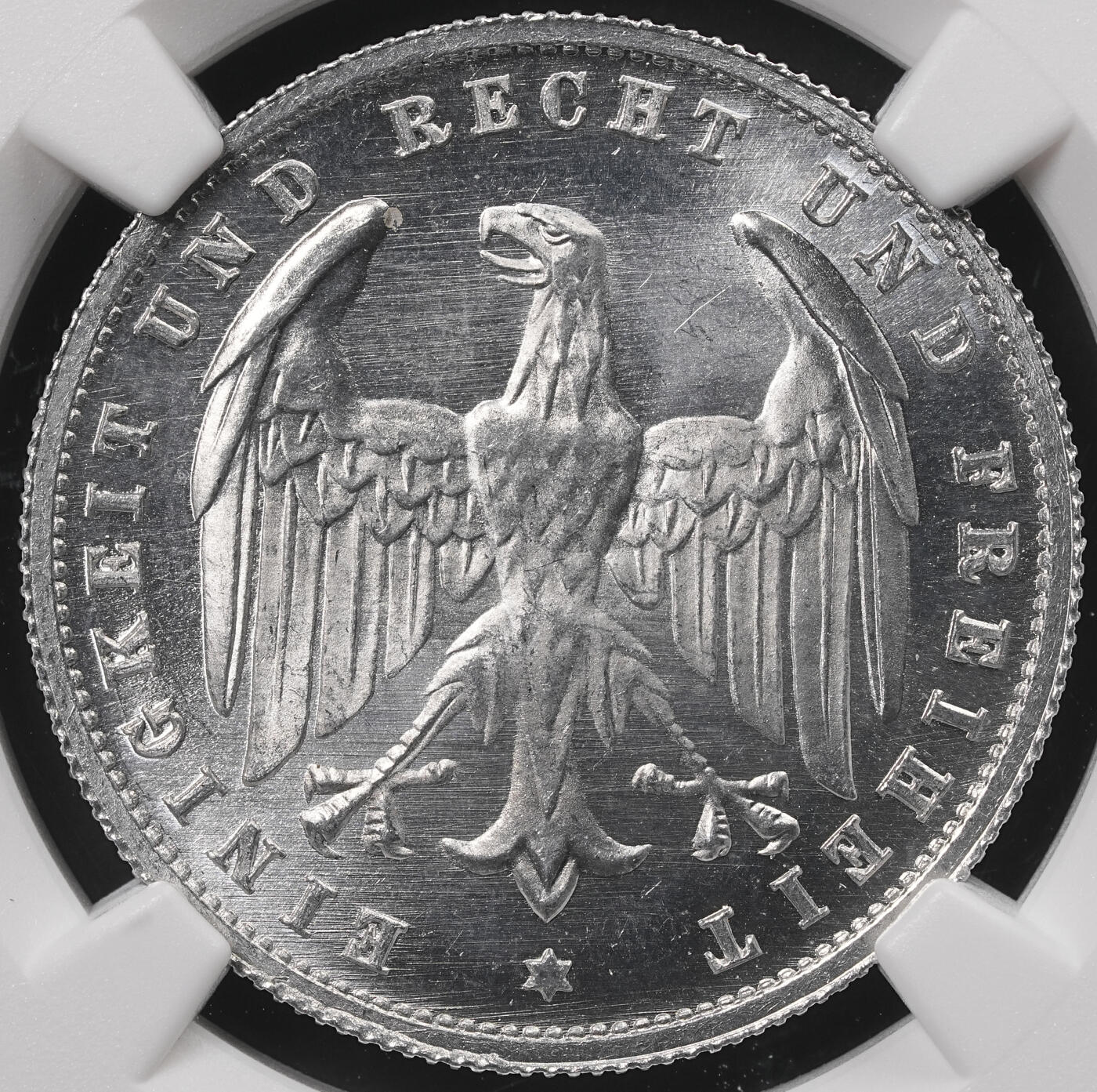 修遠堂世界钱币第五十期 全场包邮 NGC MS65 1923年魏玛政府500马克