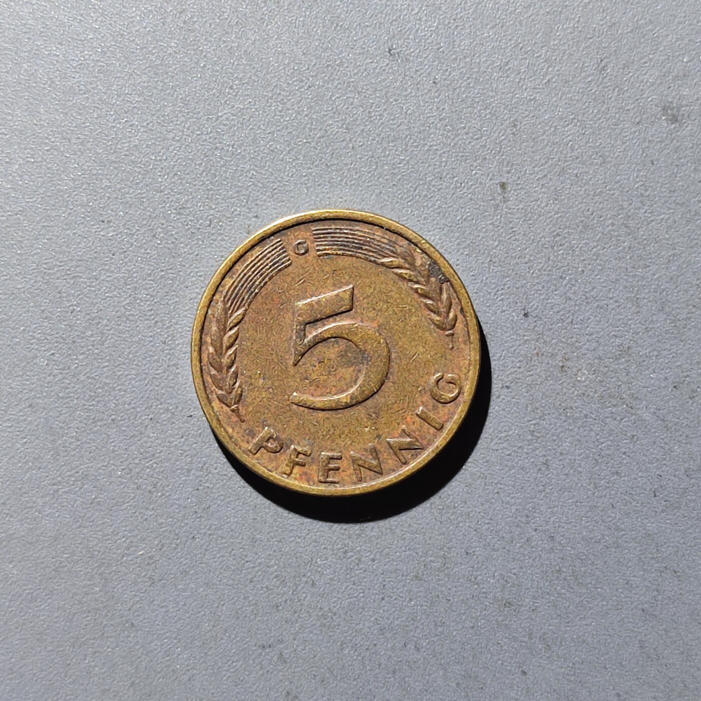 PCAI钱币14-120外国硬币专场 东德1949年5芬尼