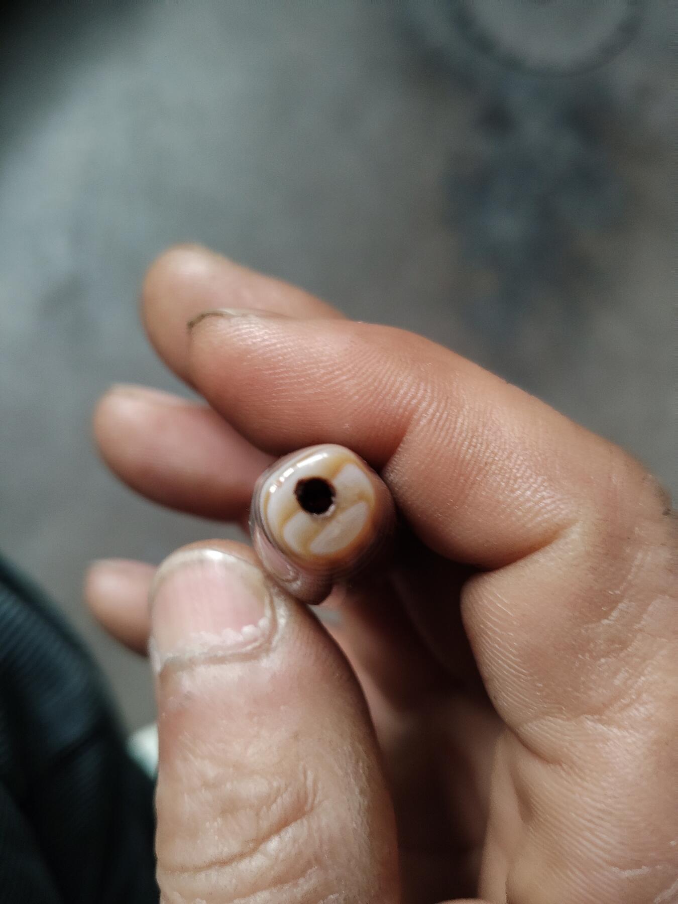天珠专场 蚕丝玛瑙天珠