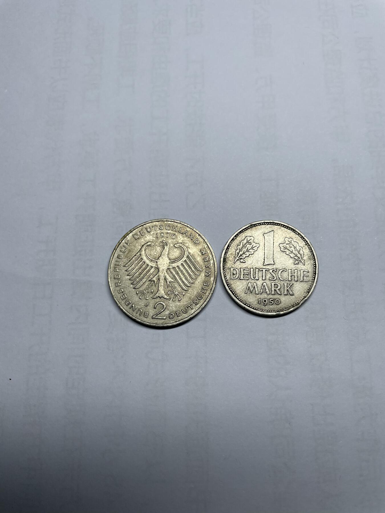 每日一拍，2024年集古藏今外币拍卖第十九期-第3场—（总第183拍），可以寄存60天，满160元包邮。 德国2枚