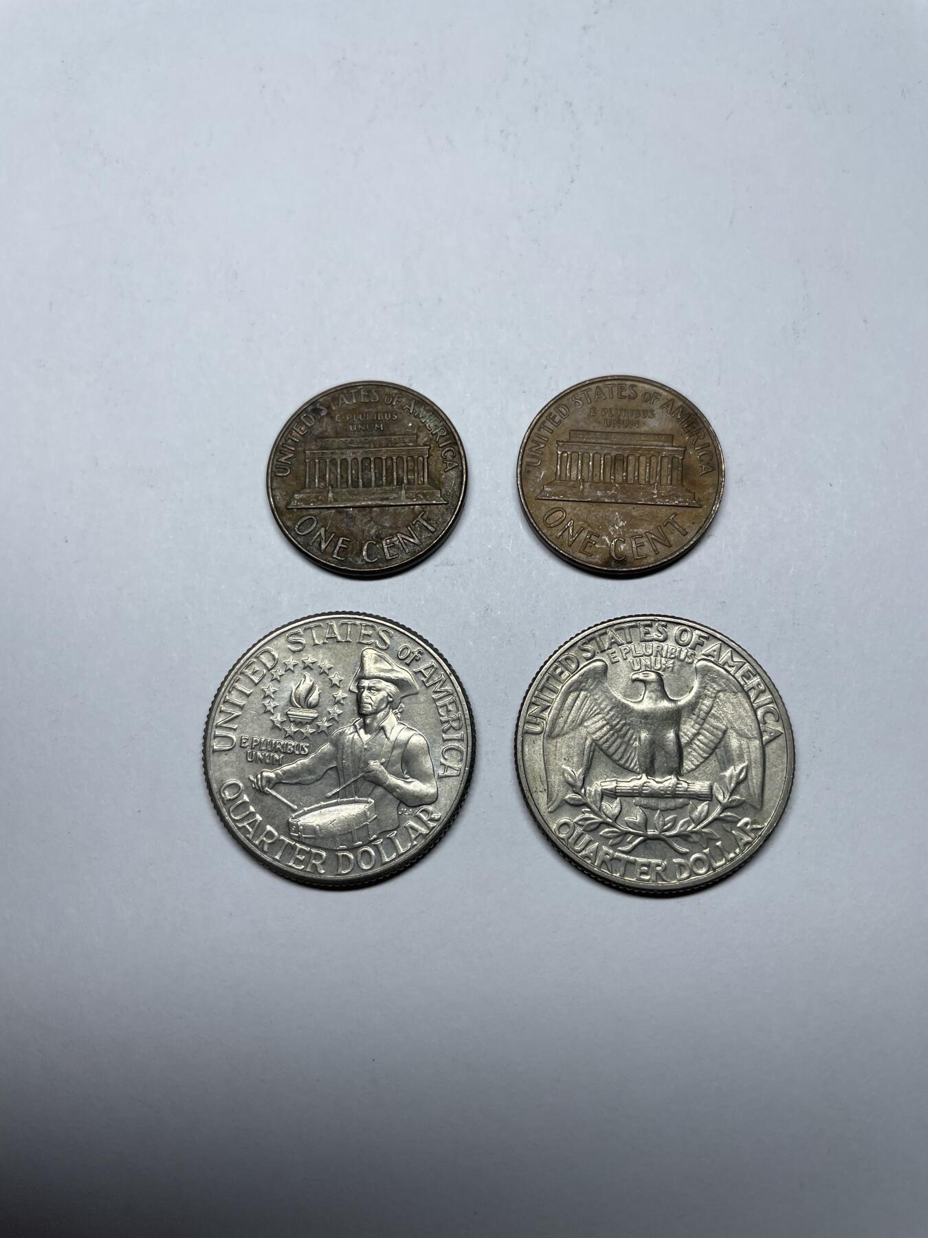 每日一拍，2024年集古藏今外币拍卖第十九期-第3场—（总第183拍），可以寄存60天，满160元包邮。 美国4枚