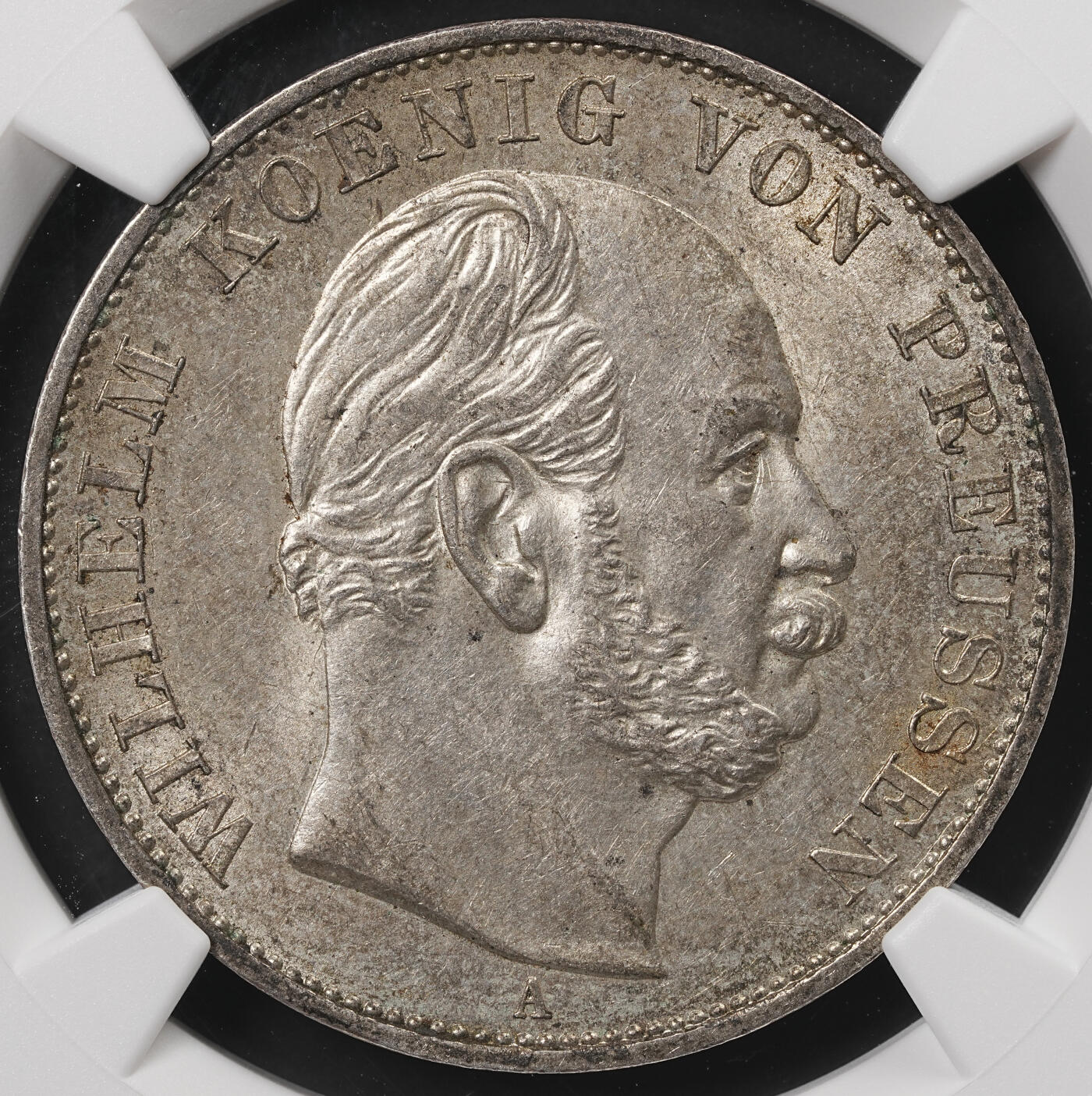 修遠堂世界钱币第五十期 全场包邮 NGC MS62 1871年普鲁士-普法战争胜利1泰勒银币