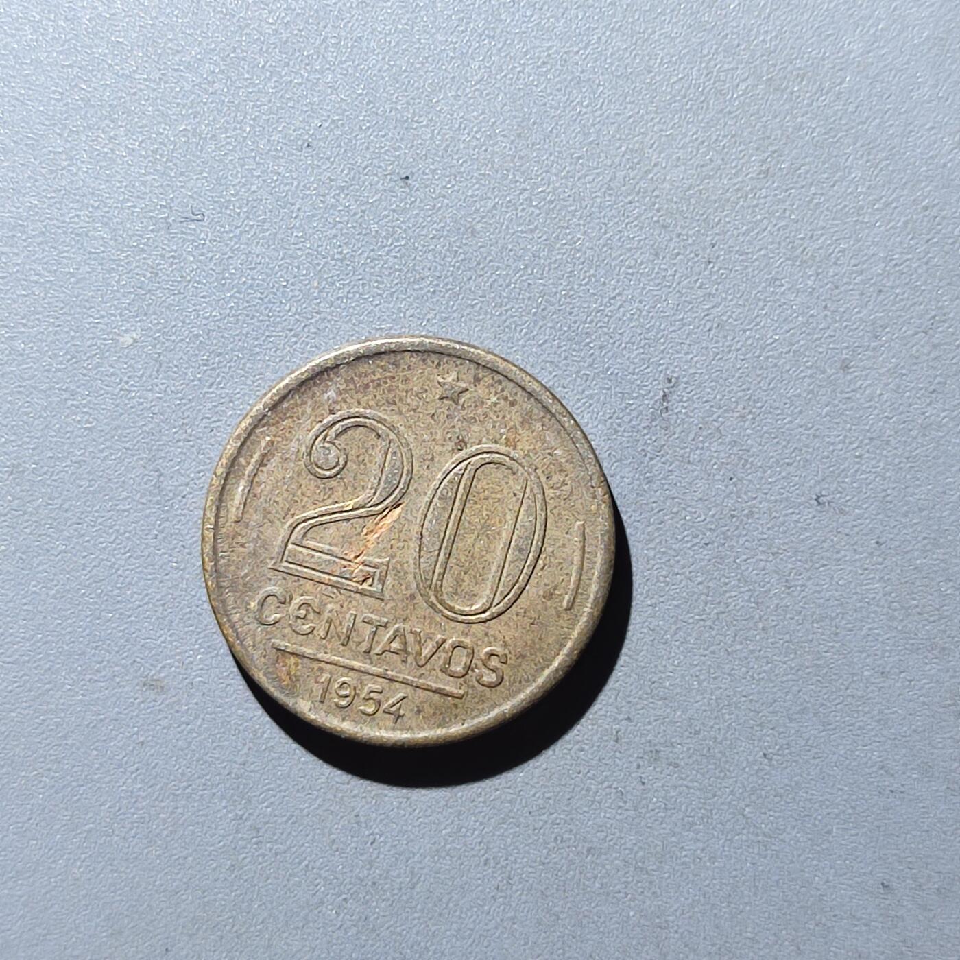 PCAI钱币14-120外国硬币专场 巴西1954年