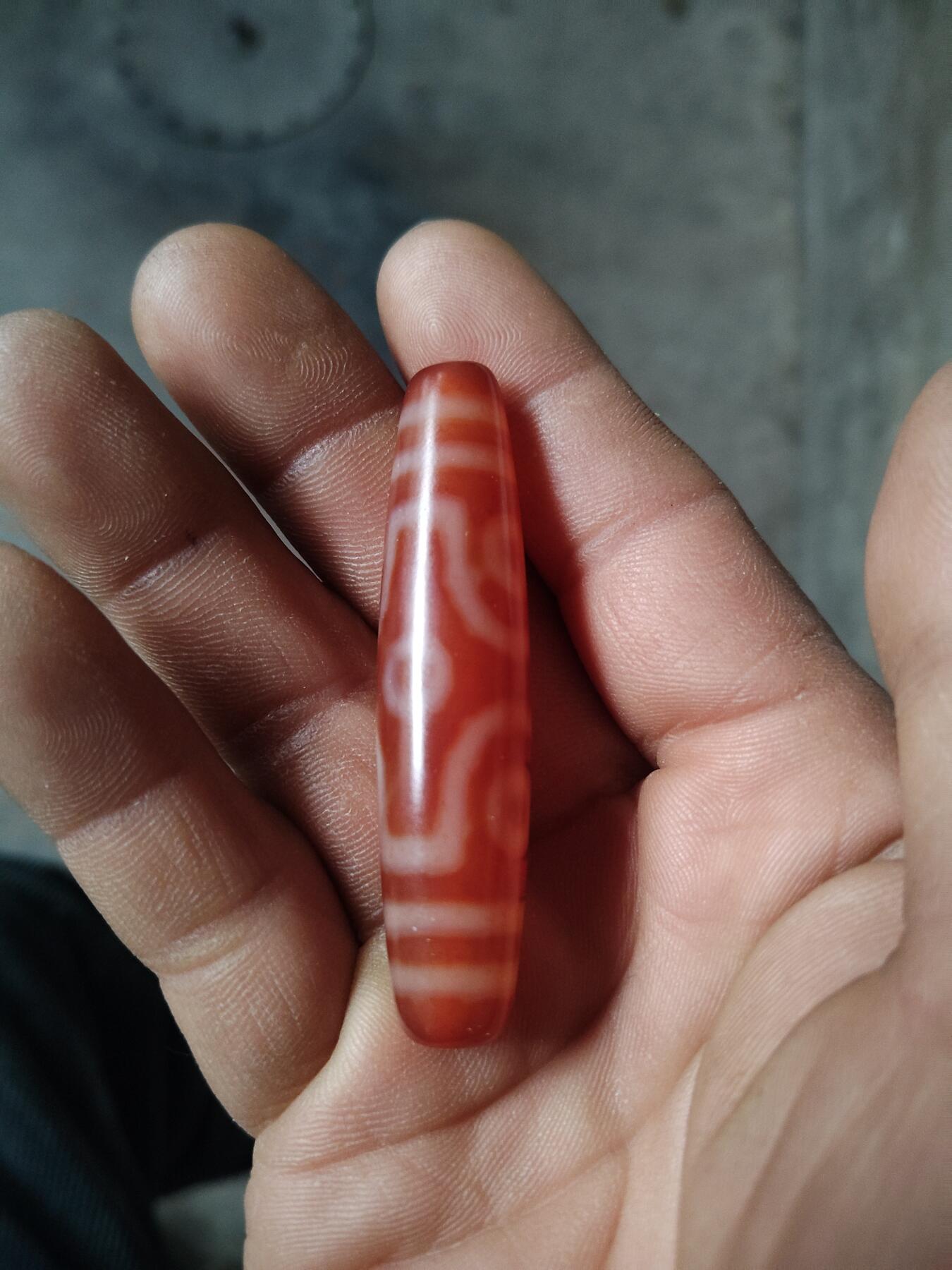 天珠专场 红肉六眼天珠