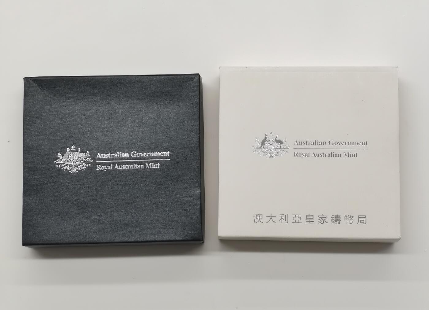 博洋堂世界钱币拍卖第103期（全场包邮） 澳大利亚2012年龙年50分金属币，盒证全