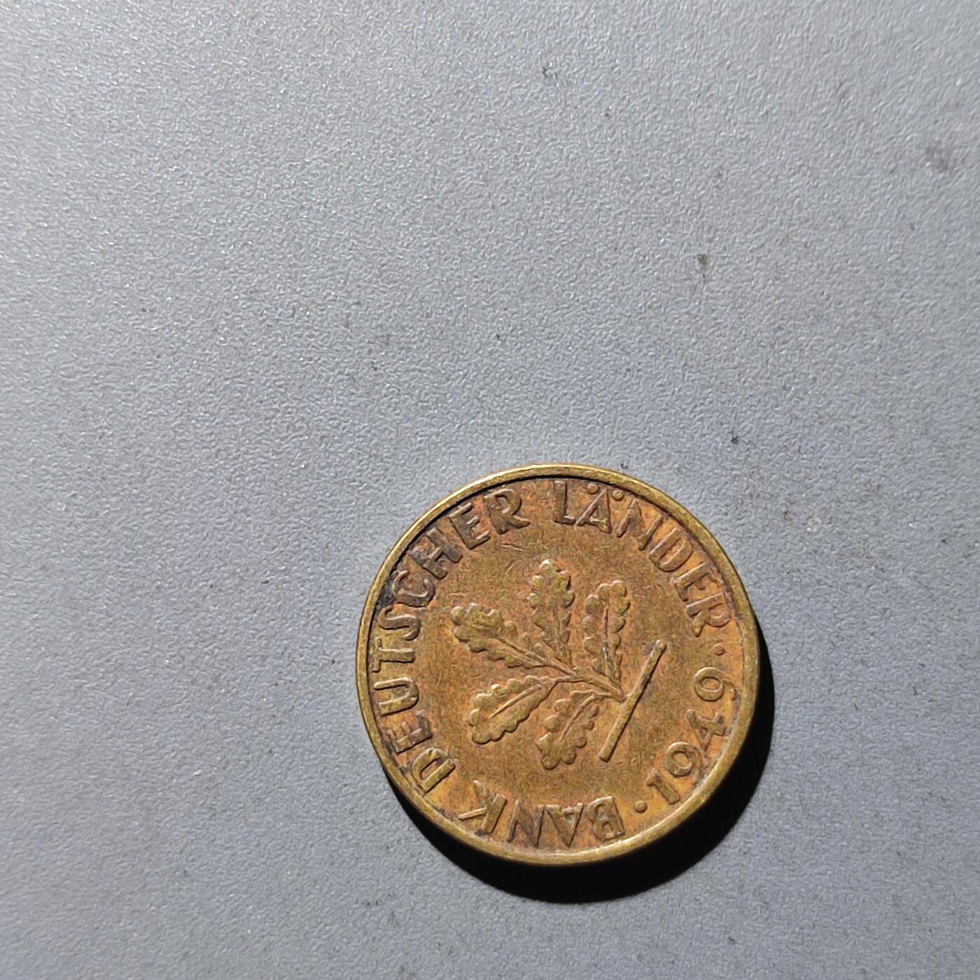 PCAI钱币14-120外国硬币专场 东德1949年5芬尼