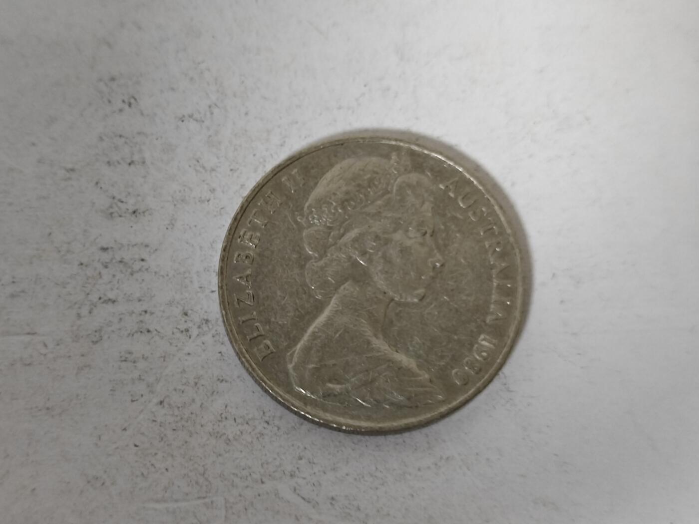 （全店满五十包邮）第14期 小精品、少见散币专场（有佣金） 澳大利亚20分硬币大号