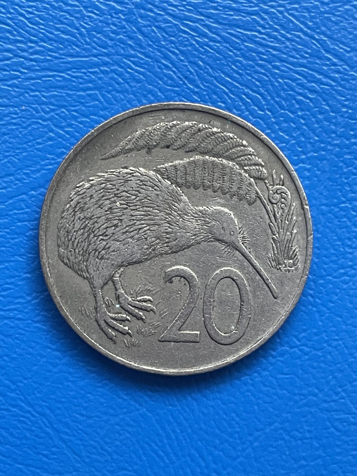 金银花邮币世界硬币专场01 无佣金 0起加1 新西兰🇳🇿20