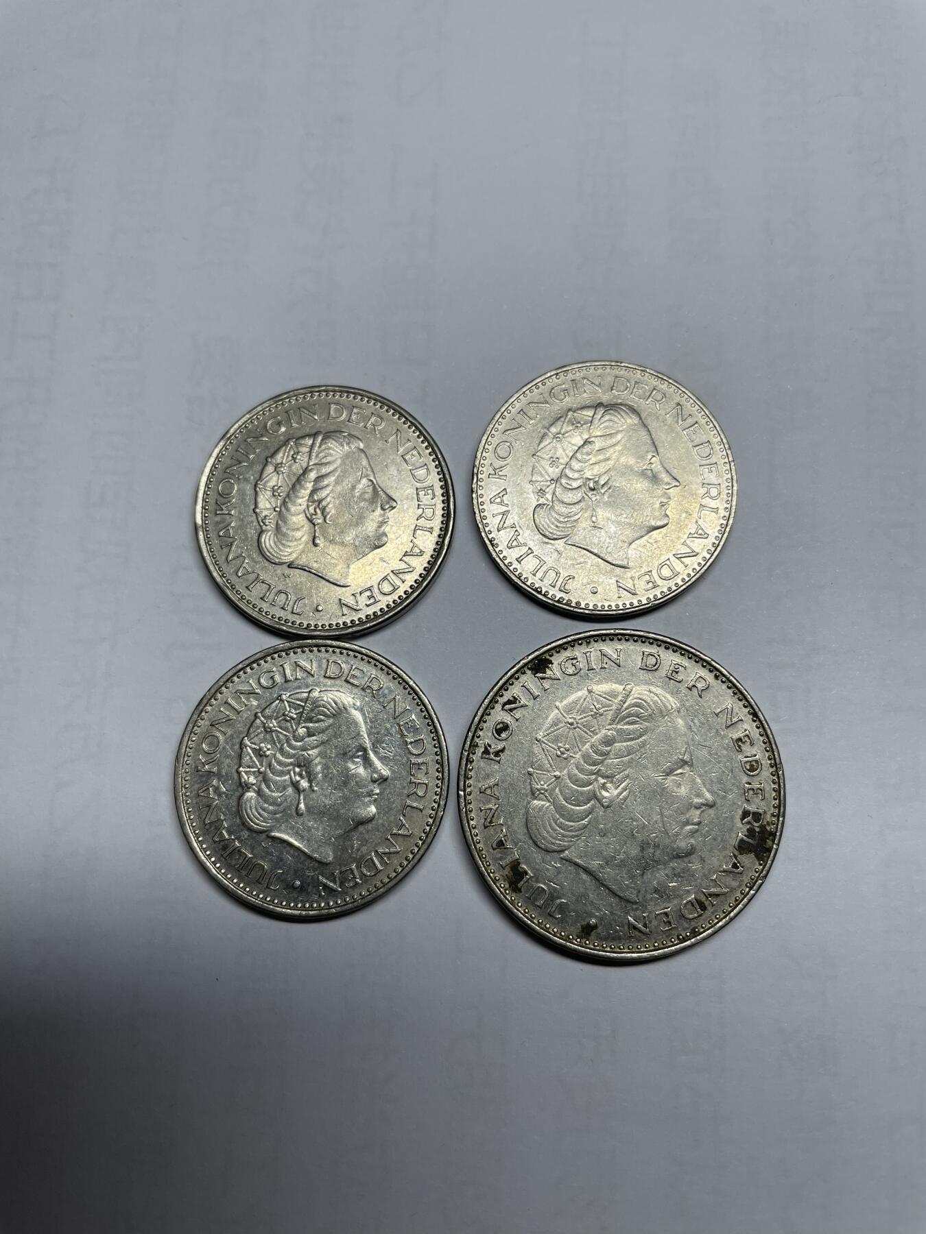 每日一拍，2024年集古藏今外币拍卖第十九期-第3场—（总第183拍），可以寄存60天，满160元包邮。 荷兰4枚