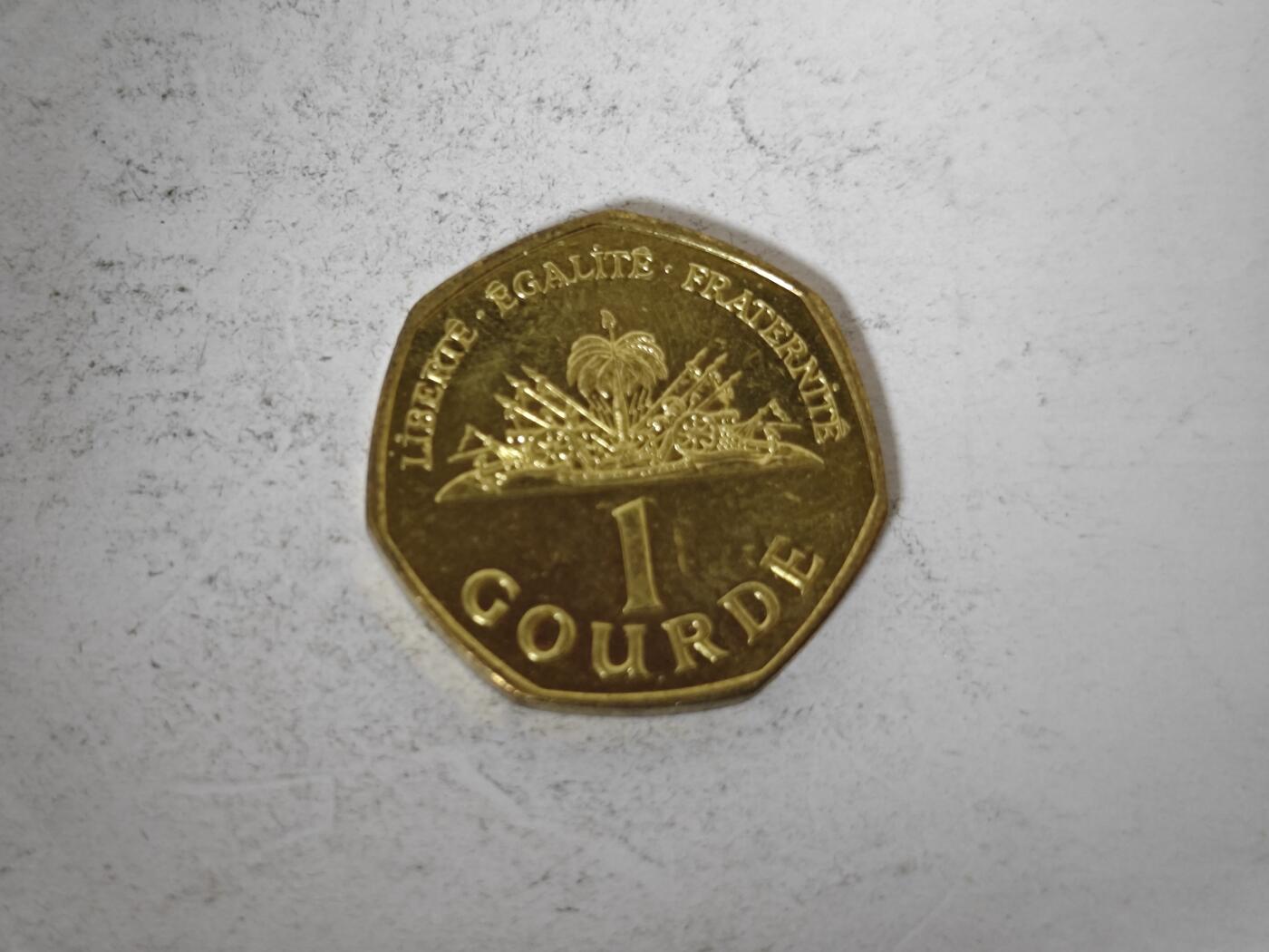 （全店满五十包邮）第14期 小精品、少见散币专场（有佣金） 海地一元硬币