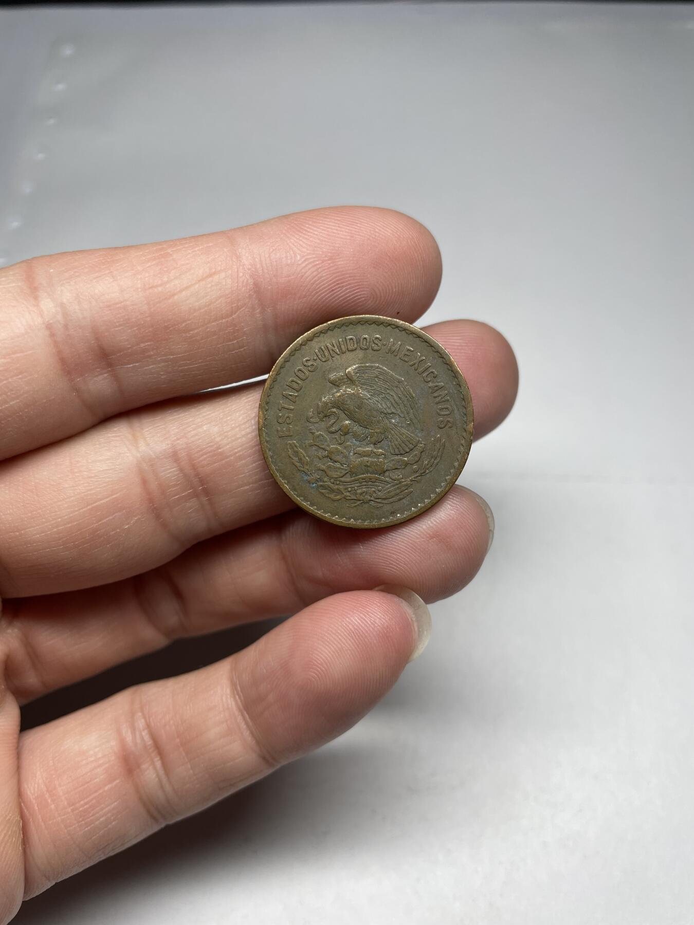 每日一拍，2024年集古藏今外币拍卖第十九期-第3场—（总第183拍），可以寄存60天，满160元包邮。 1953年墨西哥5分