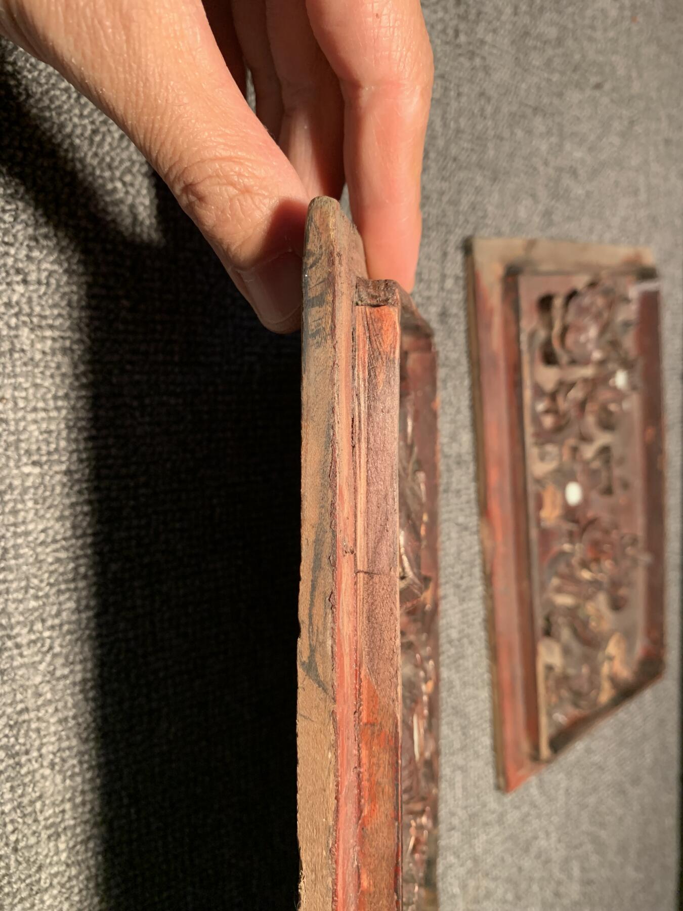 湘工瑞兽麒麟花板一对