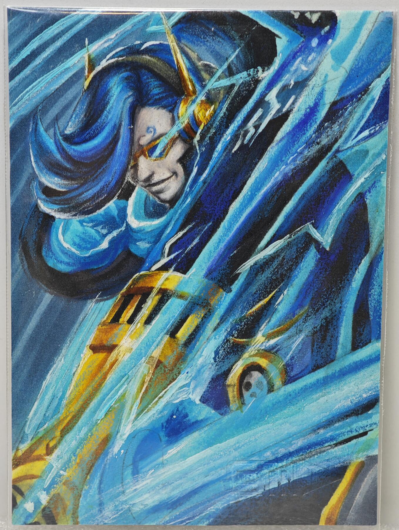 白泽拍卖卡牌手绘专场第10期（精品大拍） 2024 Craftman Studios手绘卡 Iceman Zenith.Z亲签