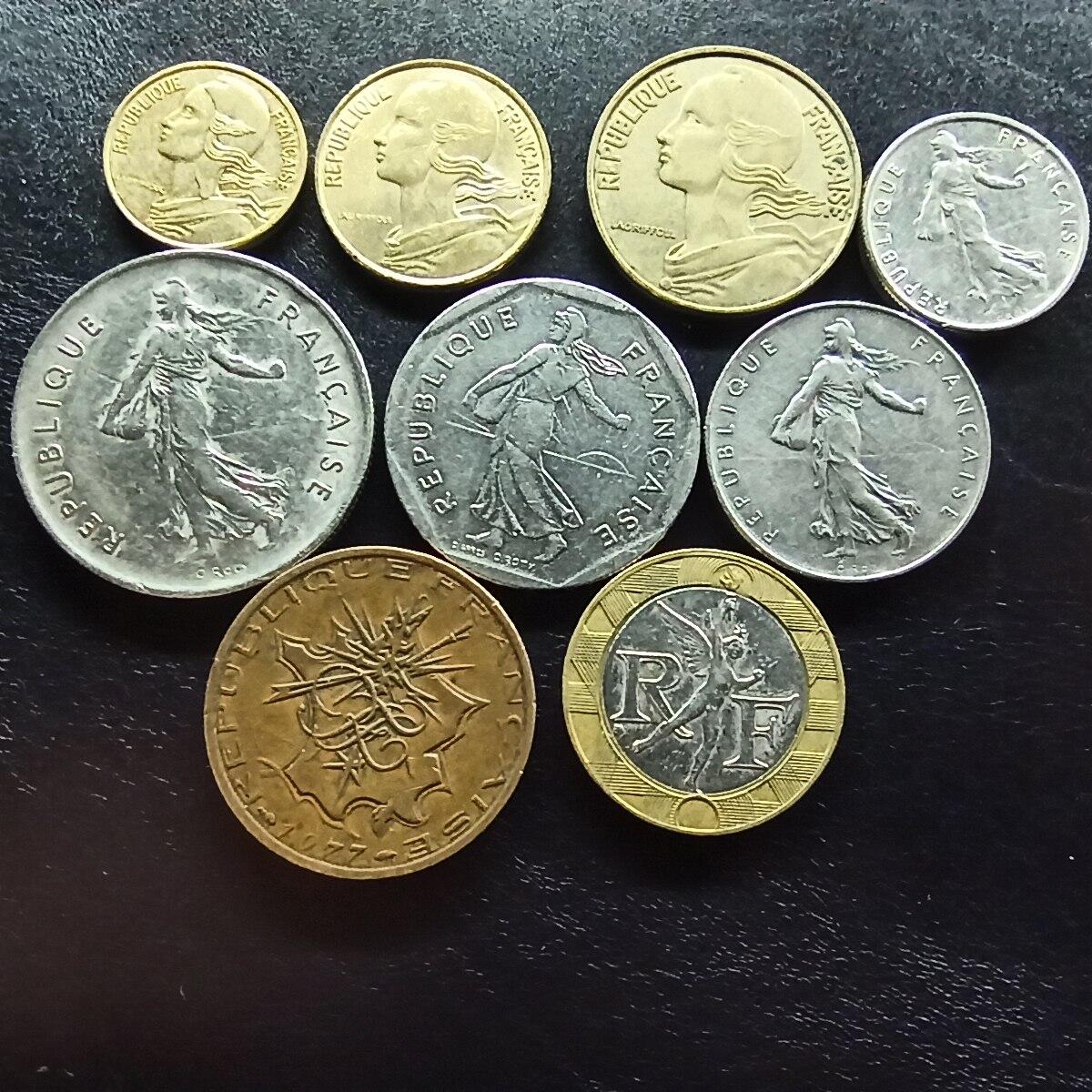 邮泉阁限时拍卖第十五场 各国硬币专场（拍卖结束后请付邮费，存留时间过长需全部邮寄） 法国海豚版9枚