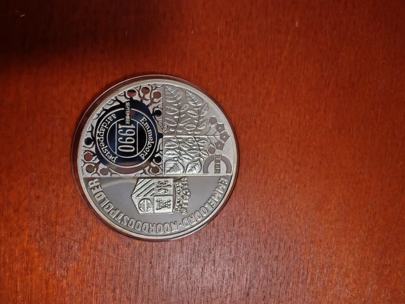 长老汇龙年精选第三十六场拍卖 1990荷兰25埃居精制银币，珍稀币，1500枚
